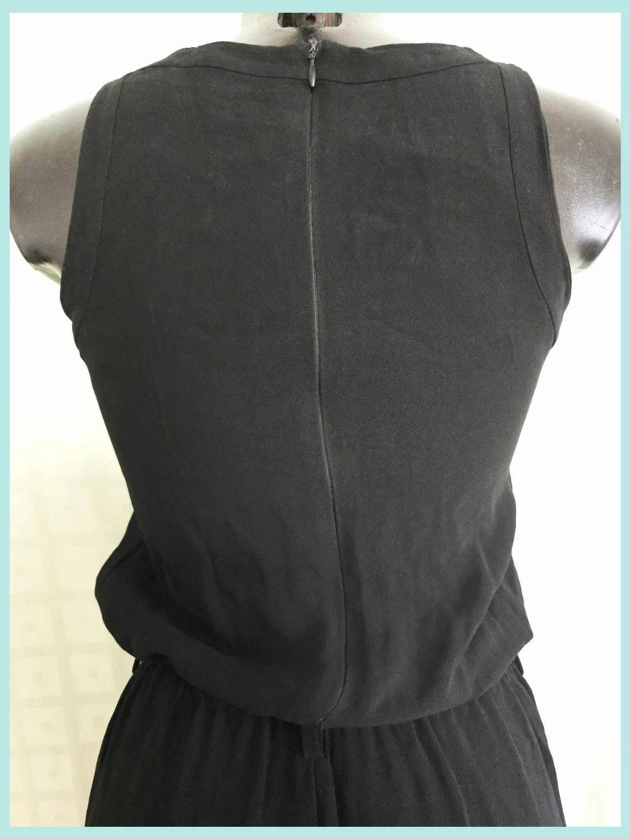 Black Sleeveless Tie Waist Jumpsuit – Massimo Dutti – taille XS / 34 / 6 5