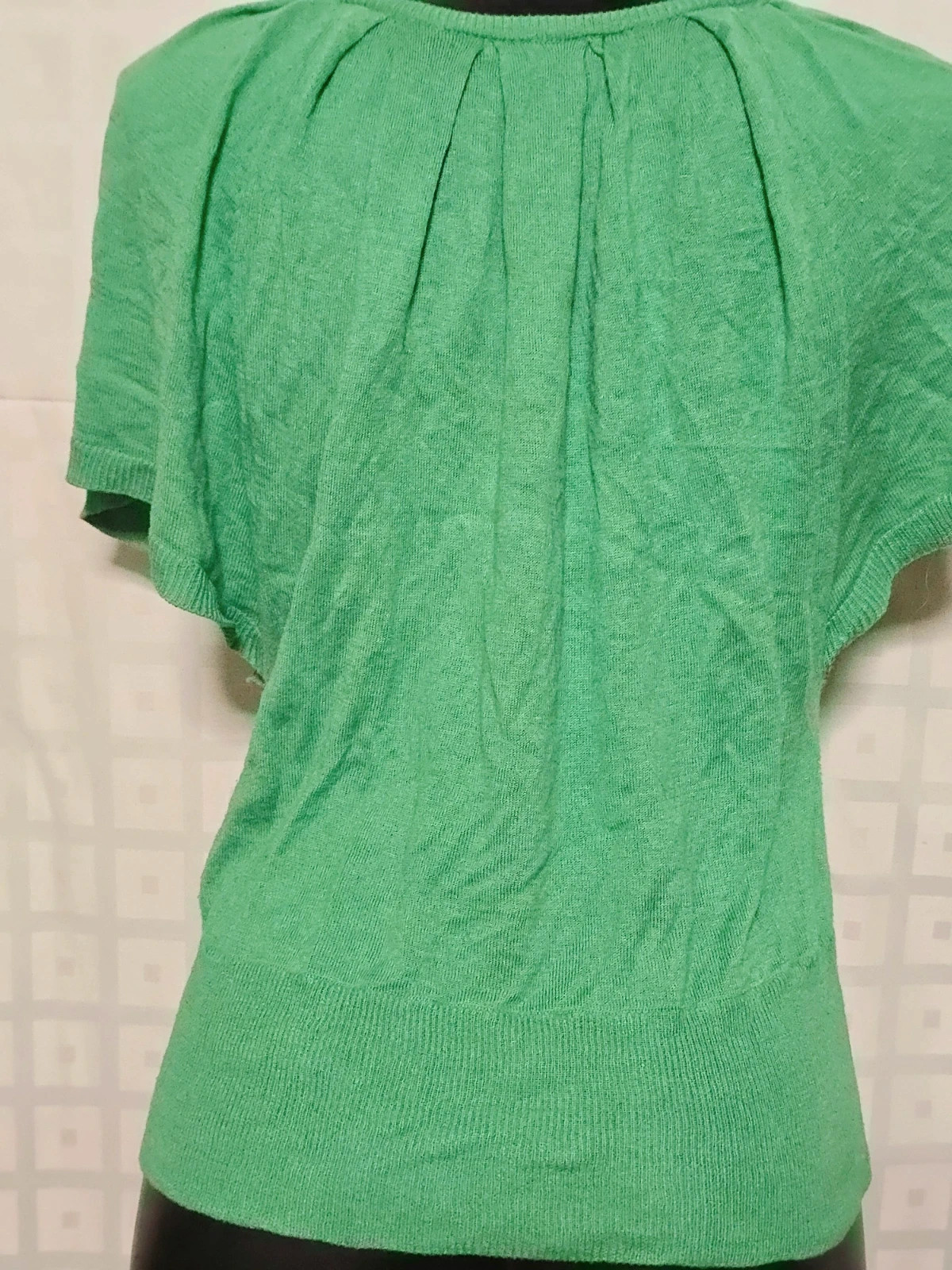 Green Short Sleeve Knit Cardigan – ICHI – taille L / 40 / 12 5
