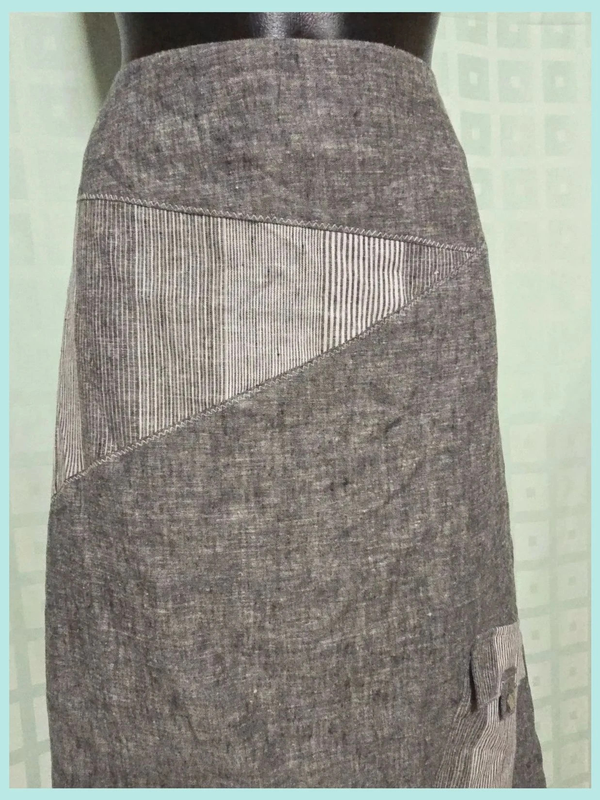 Patchwork Stripe Detail – Armand Thiery – taille XL / 42 / 14 2