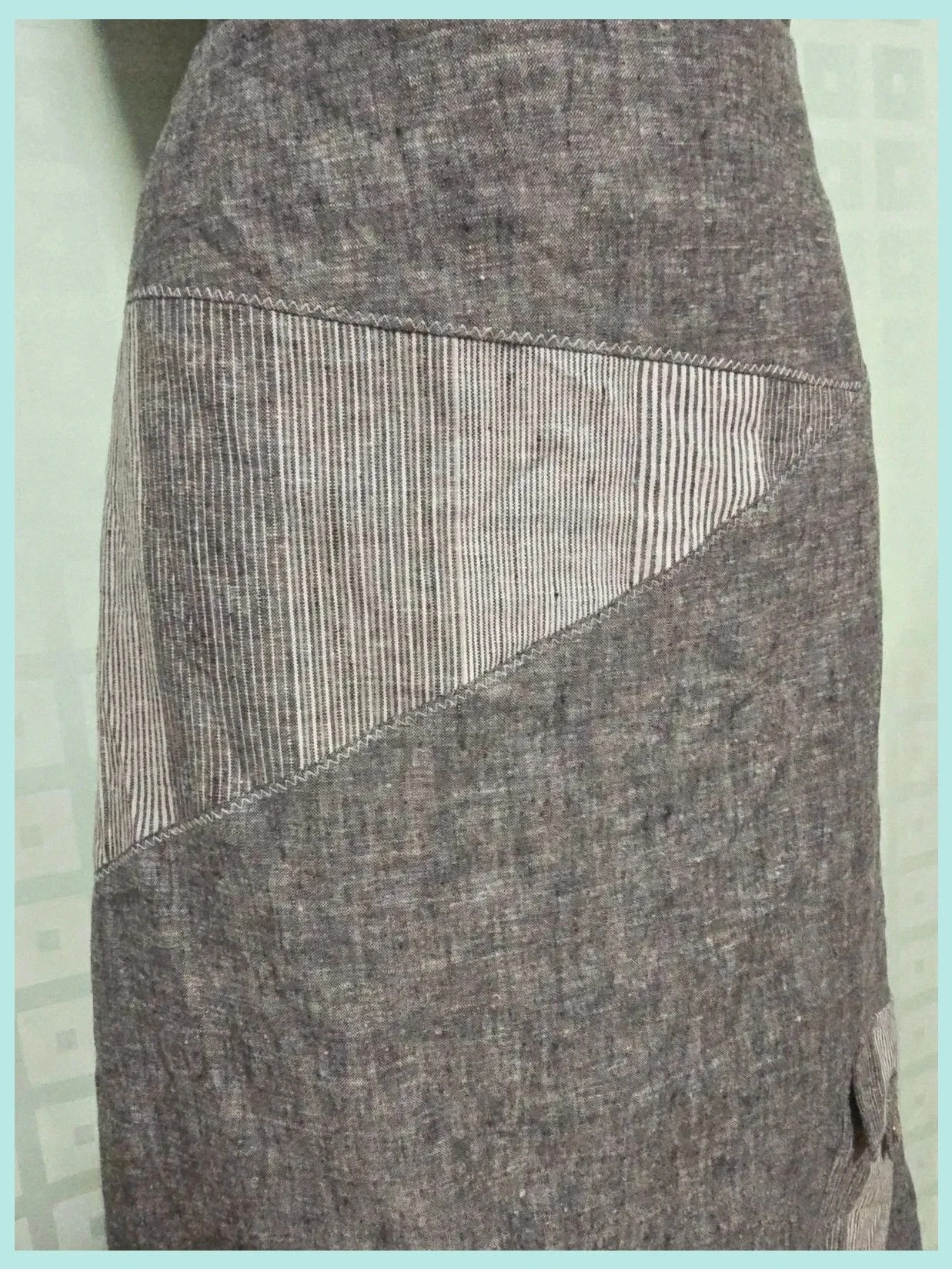 Patchwork Stripe Detail – Armand Thiery – taille XL / 42 / 14 5