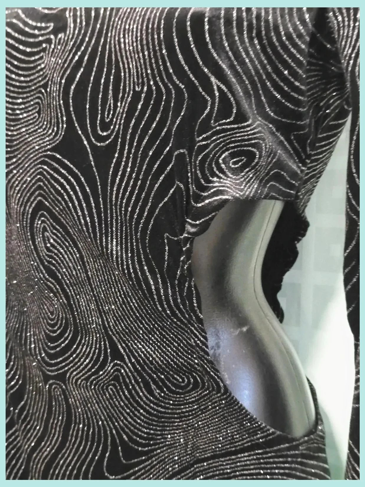 Silver Glitter Bodycon Party Dress – H&M Divided – taille M / 38 / 10 5