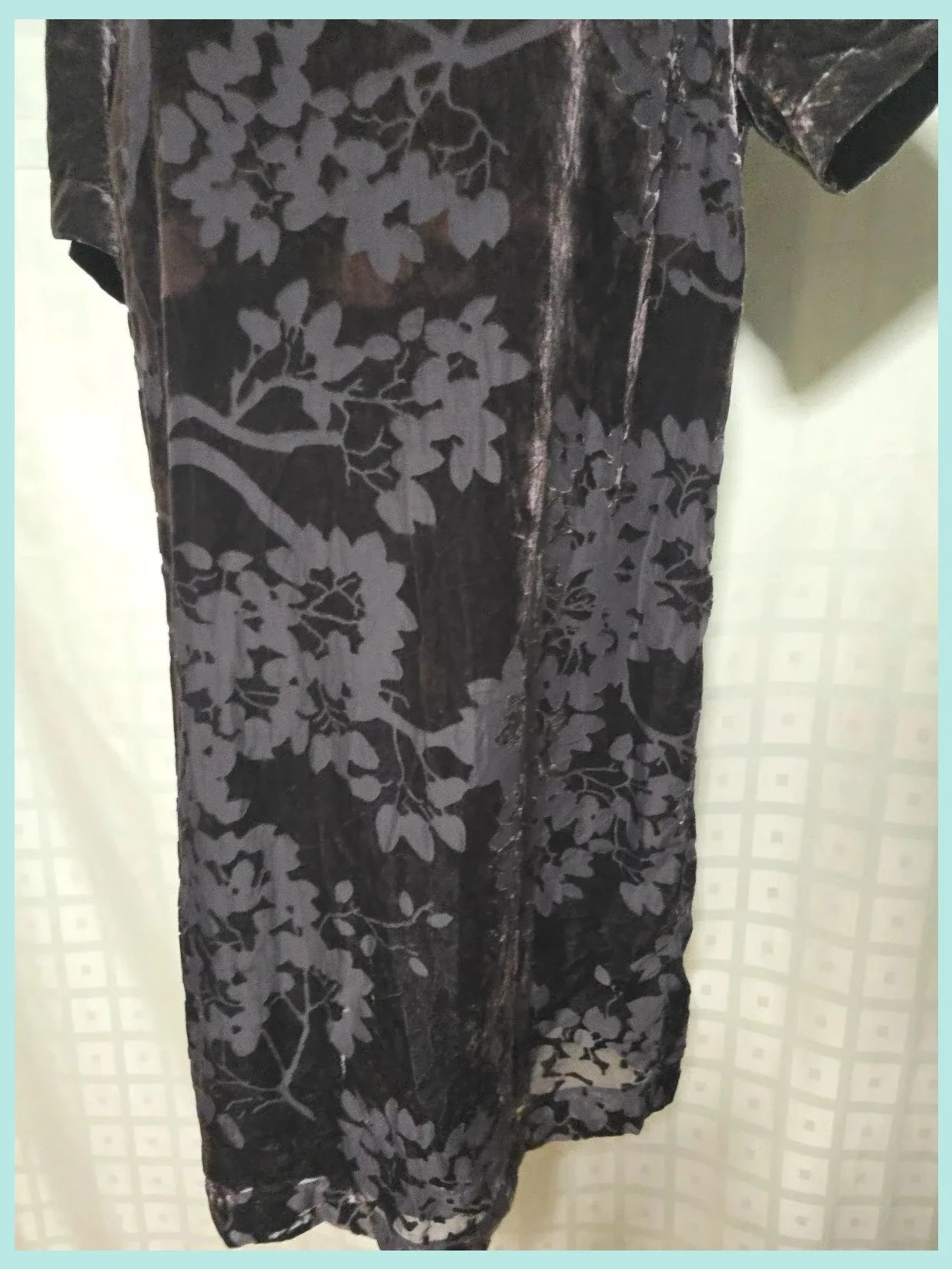 Floral Burnout Velvet Shift Midi Dress – White Stuff – taille XL / 42 / 14 5