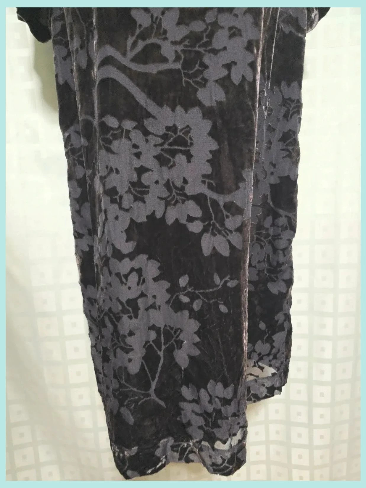 Floral Burnout Velvet Shift Midi Dress – White Stuff – taille XL / 42 / 14 3