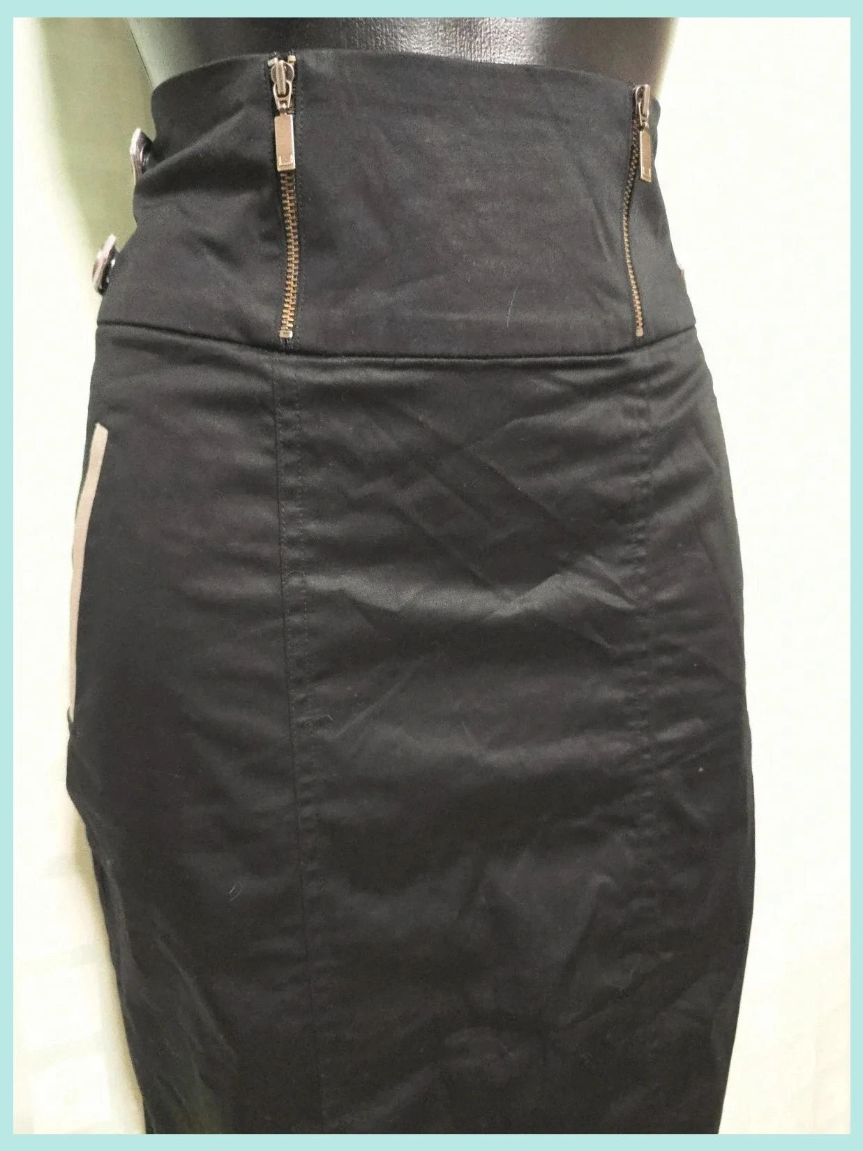 Black High Waist Pencil Skirt – Adolfo Dominguez – taille XL / 42 / 14 2