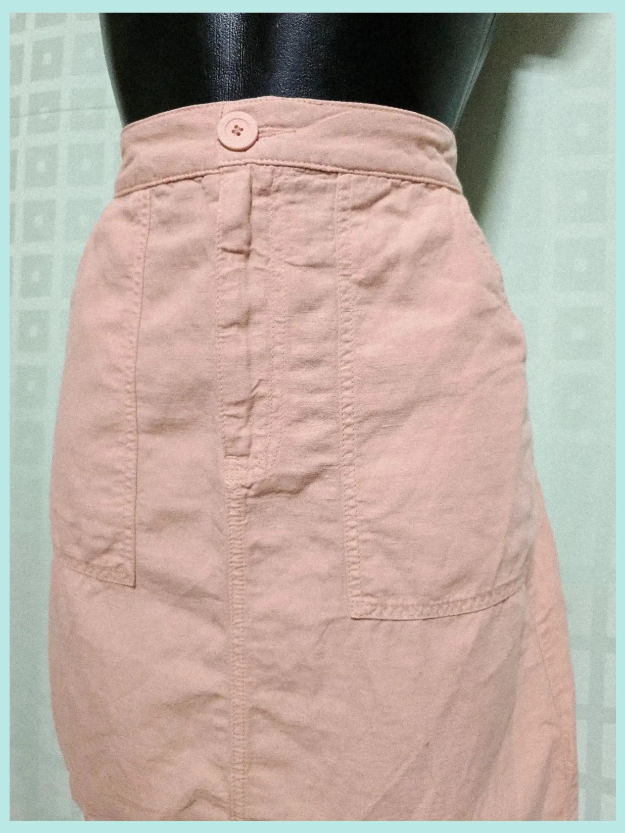 High Waist Skirt pastel orange – Indi & Cold – taille S / 36 / 8 3