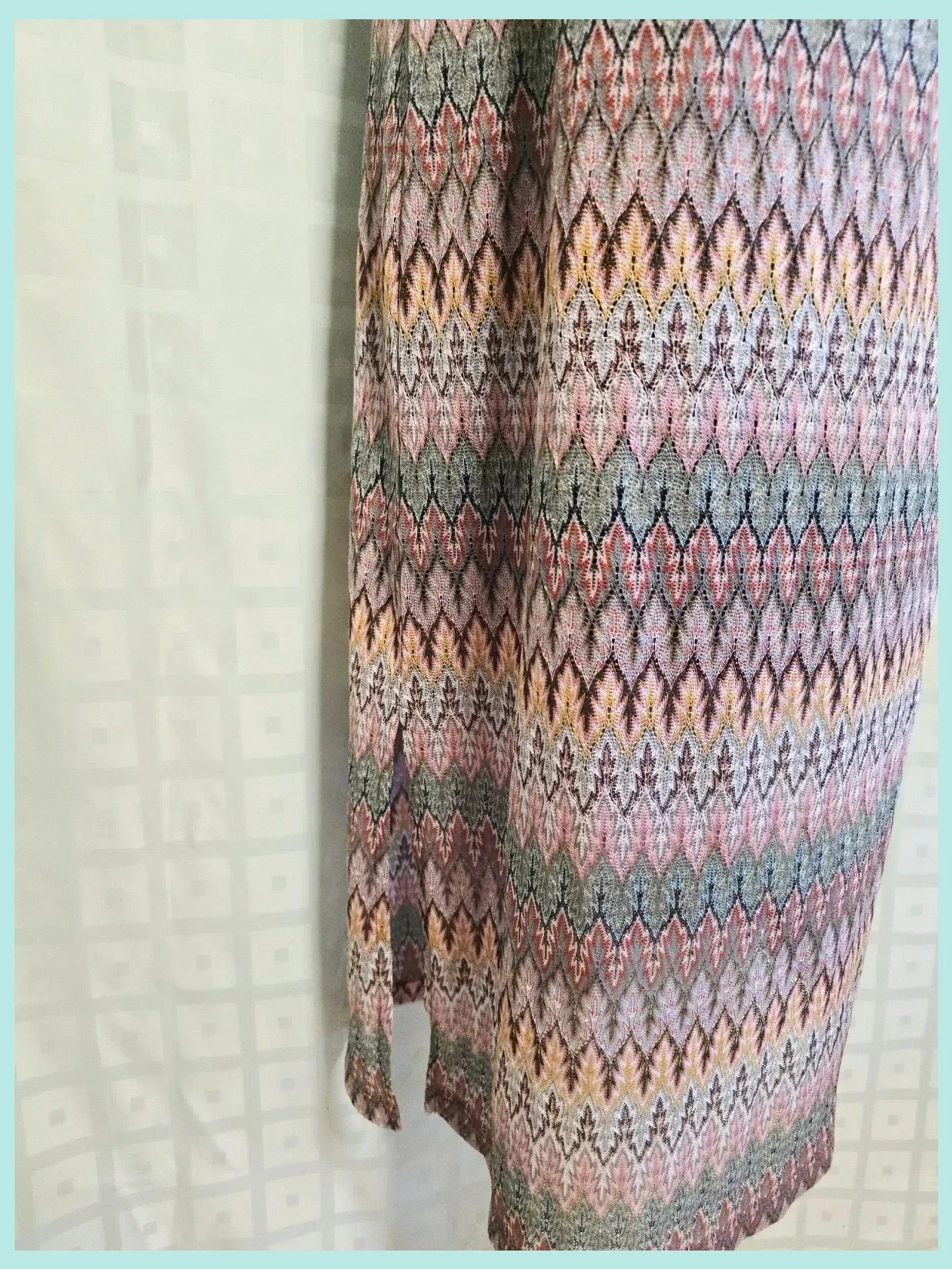 Multicolor Zigzag Knit Sleeveless Midi Dress – Jake*s – taille S / 36 / 8 4