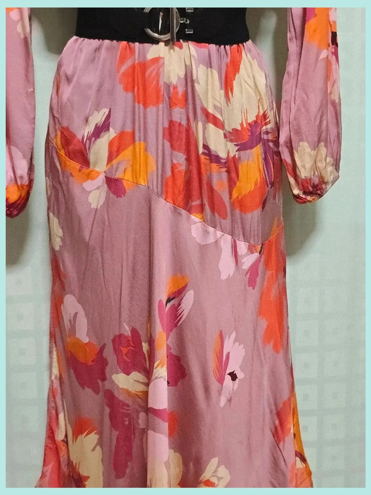 Floral animal print maxi dress – Dixie – taille M / 38 / 10 5
