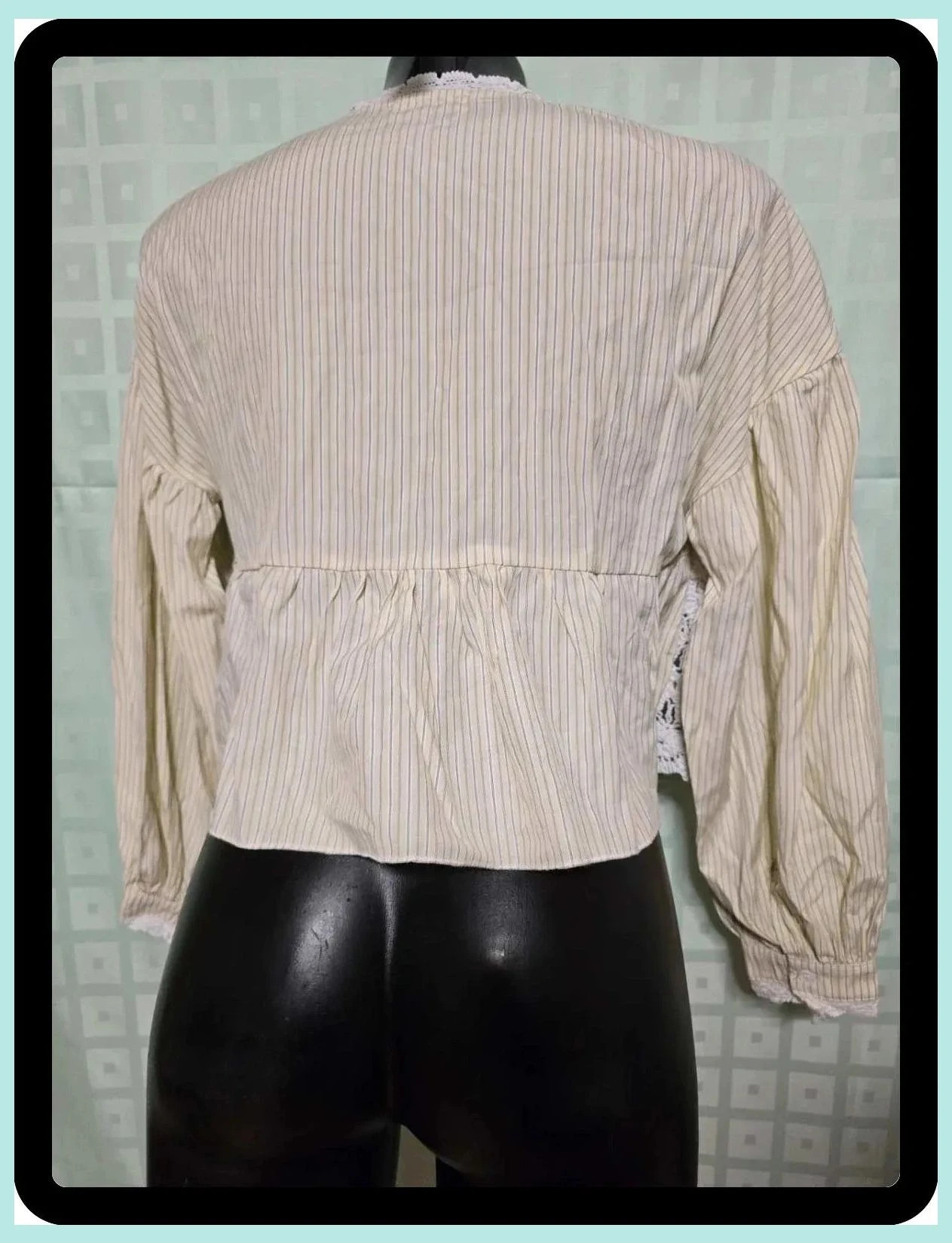 Vintage Style Crochet Top – Drôle de Copine – taille L / 40 / 12 5