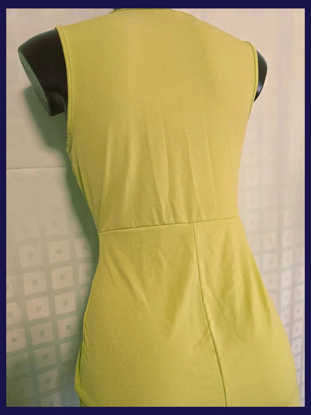 Lime Green Knot Front Mini Dress – Boutique Belgique – taille Taille unique 5