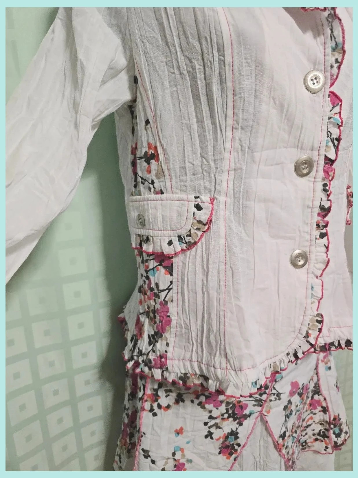 Floral Skirt Suit Size 42 – Lewinger – taille XL / 42 / 14 4