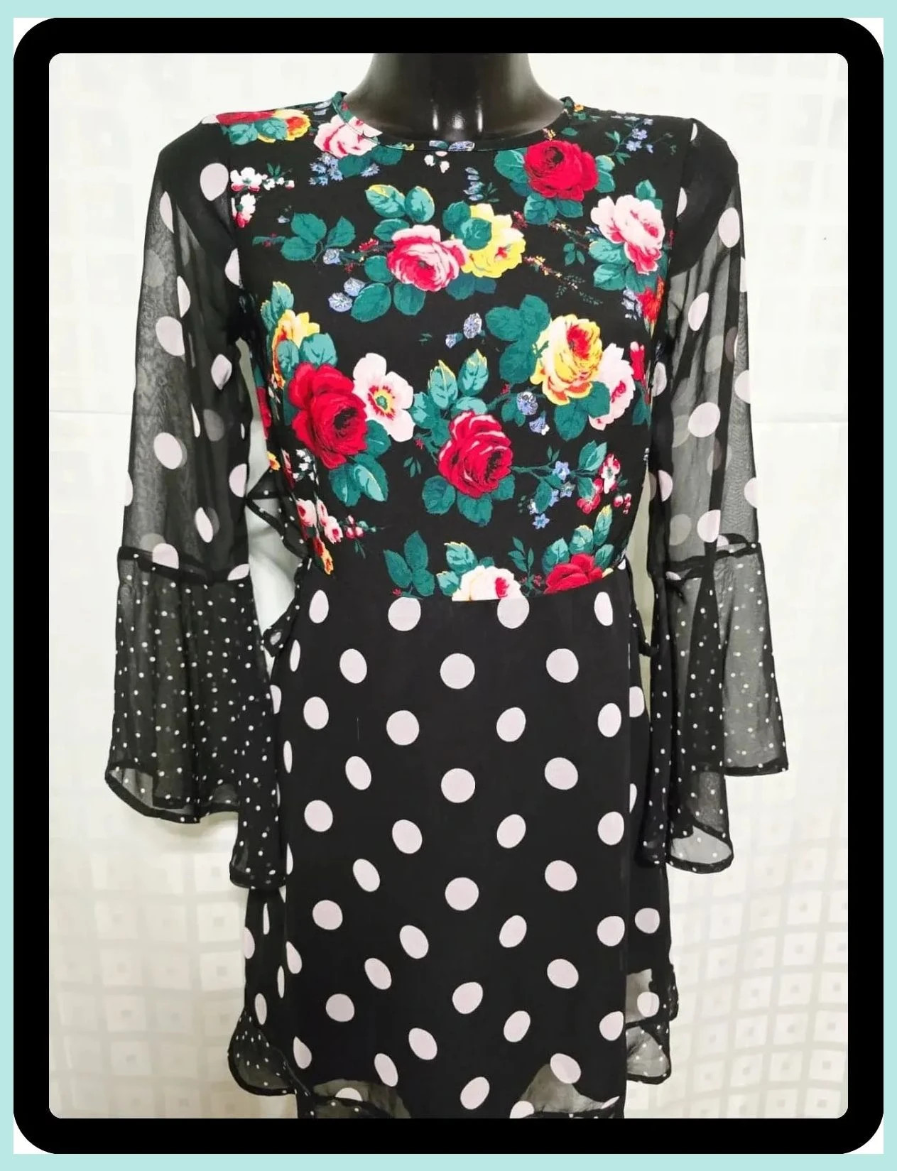 floral print dress – ASOS – taille S / 36 / 8 2
