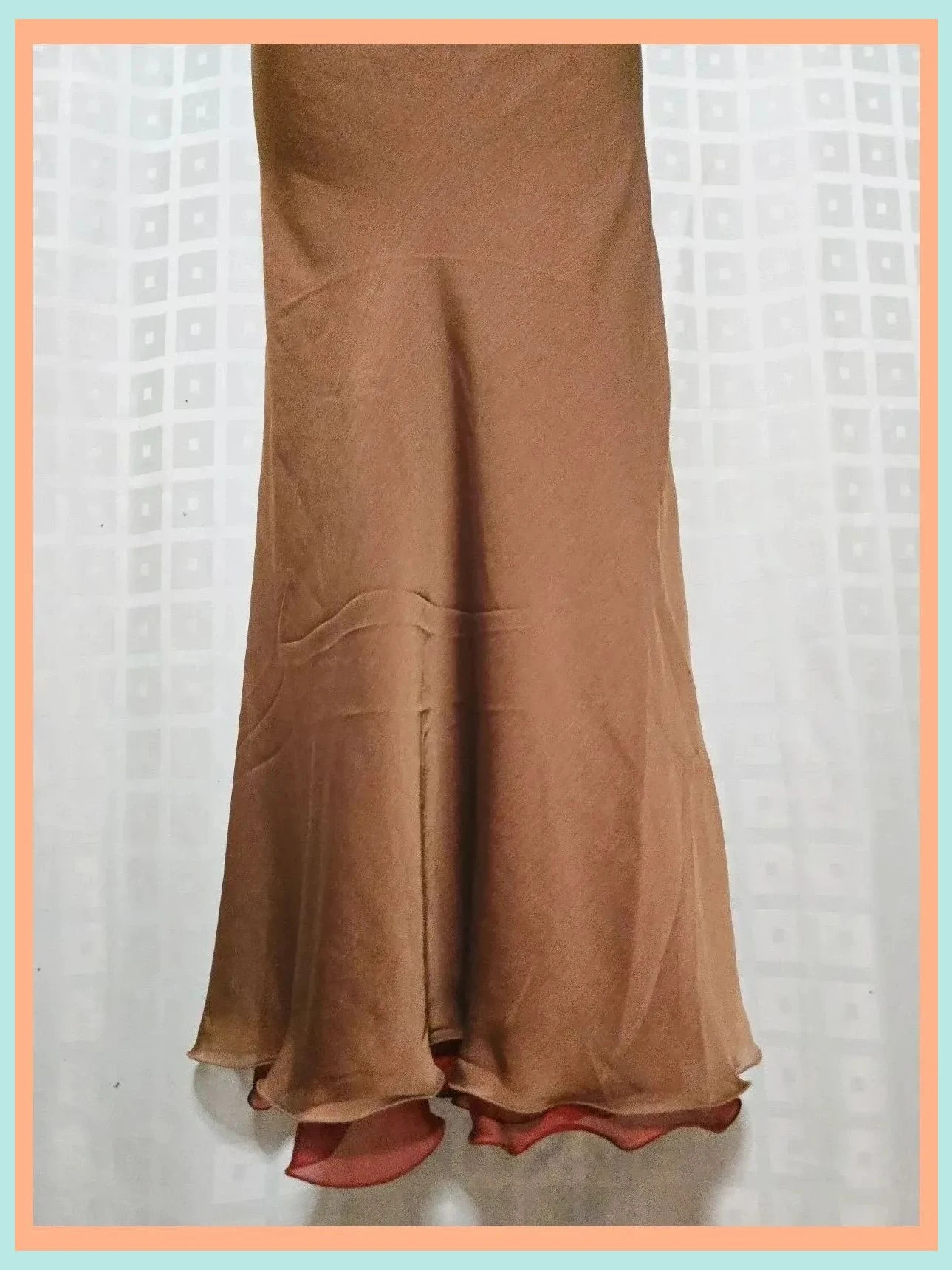 Camel Cowl Neck Bias-Cut Maxi Dress – Merry Hat – taille XXL / 44 / 16 4