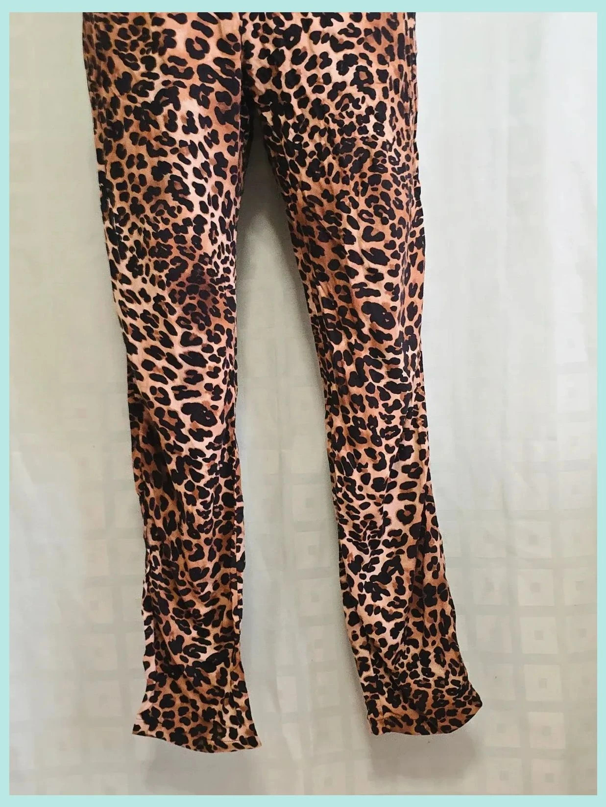 Leopard Print High Waisted Pants – Boutique Belgique – taille Taille unique 3