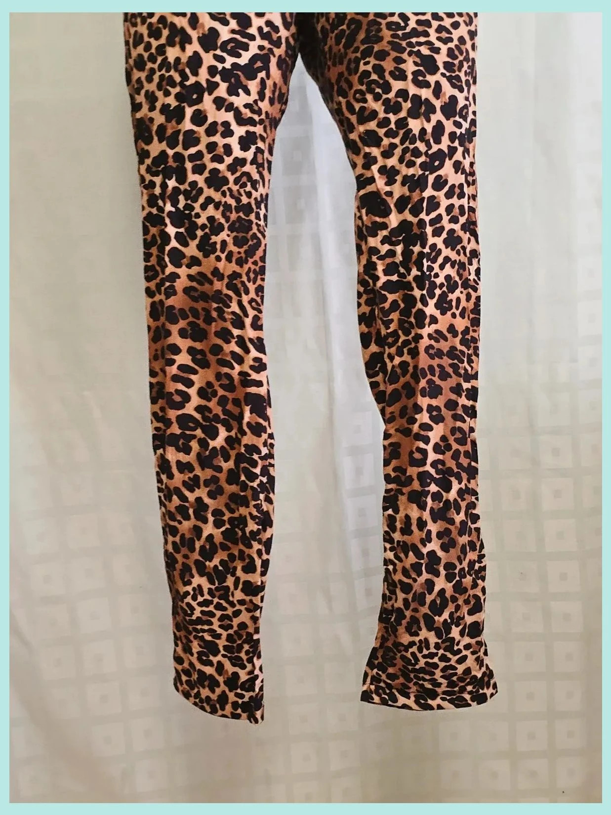 Leopard Print High Waisted Pants – Boutique Belgique – taille Taille unique 5