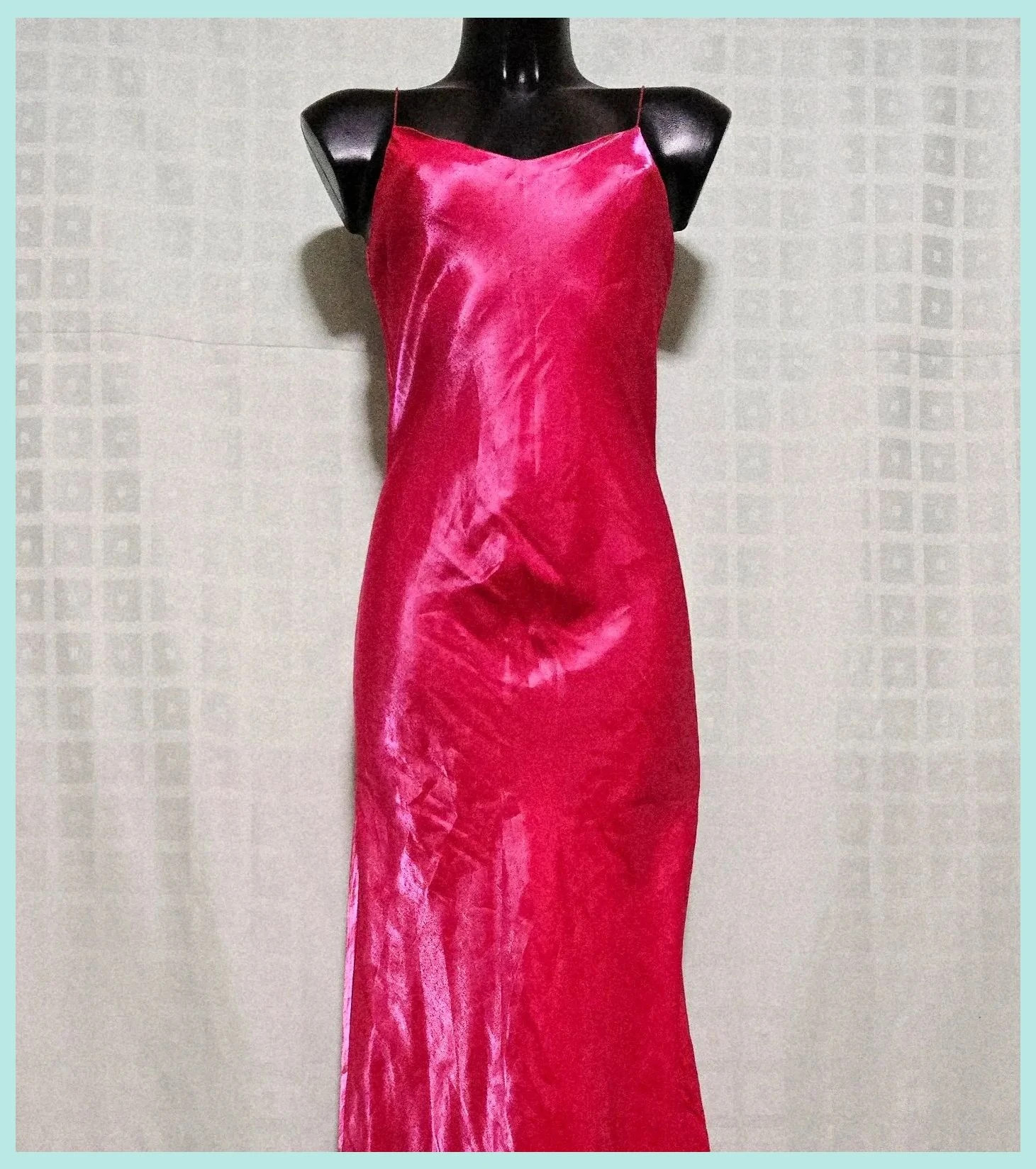 Elegant Satin Slip Maxi Dress – ONLY – taille S / 36 / 8 3
