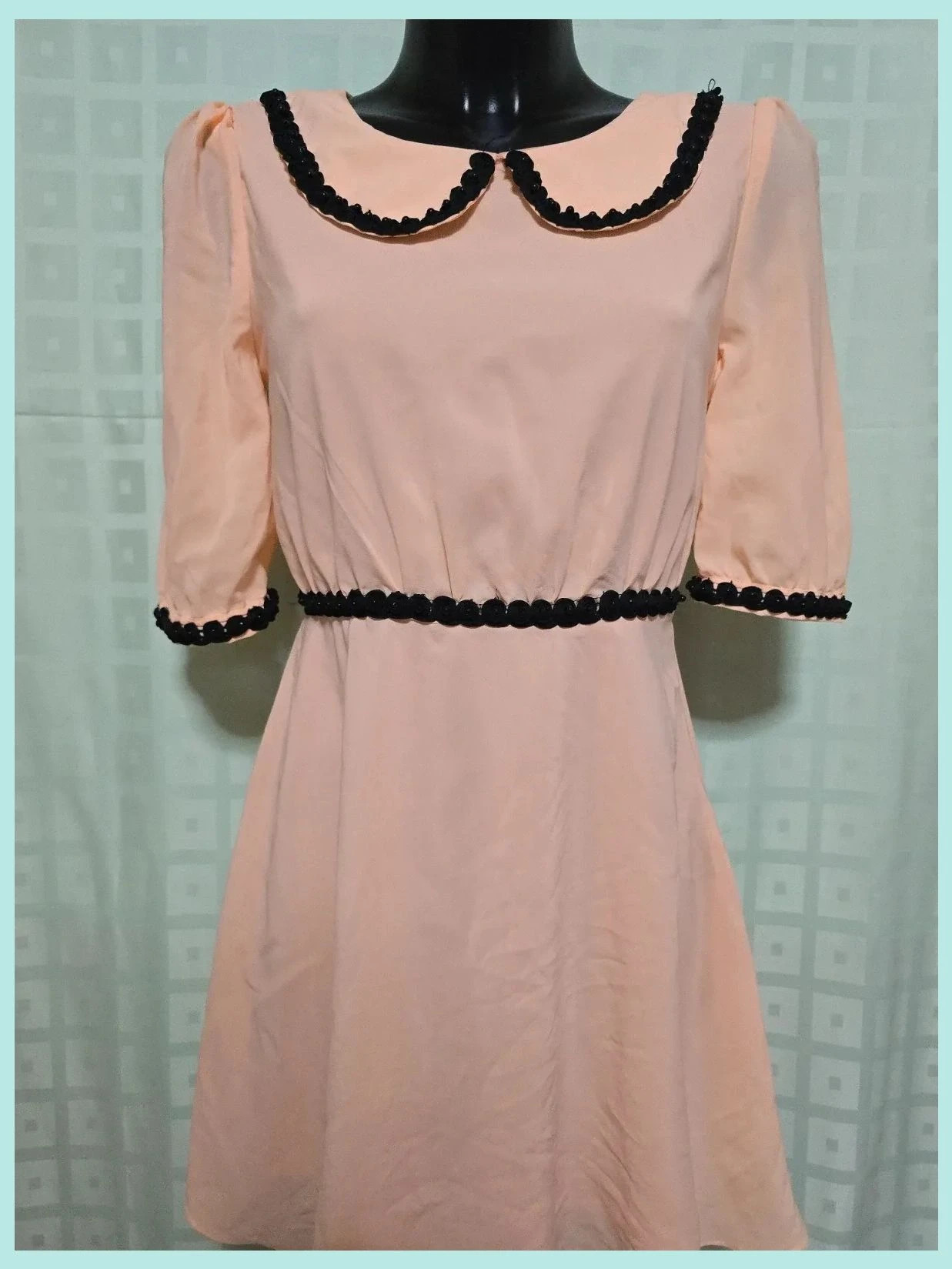 Pastel Orange Summer Dress – Max C London – taille S / 36 / 8 2