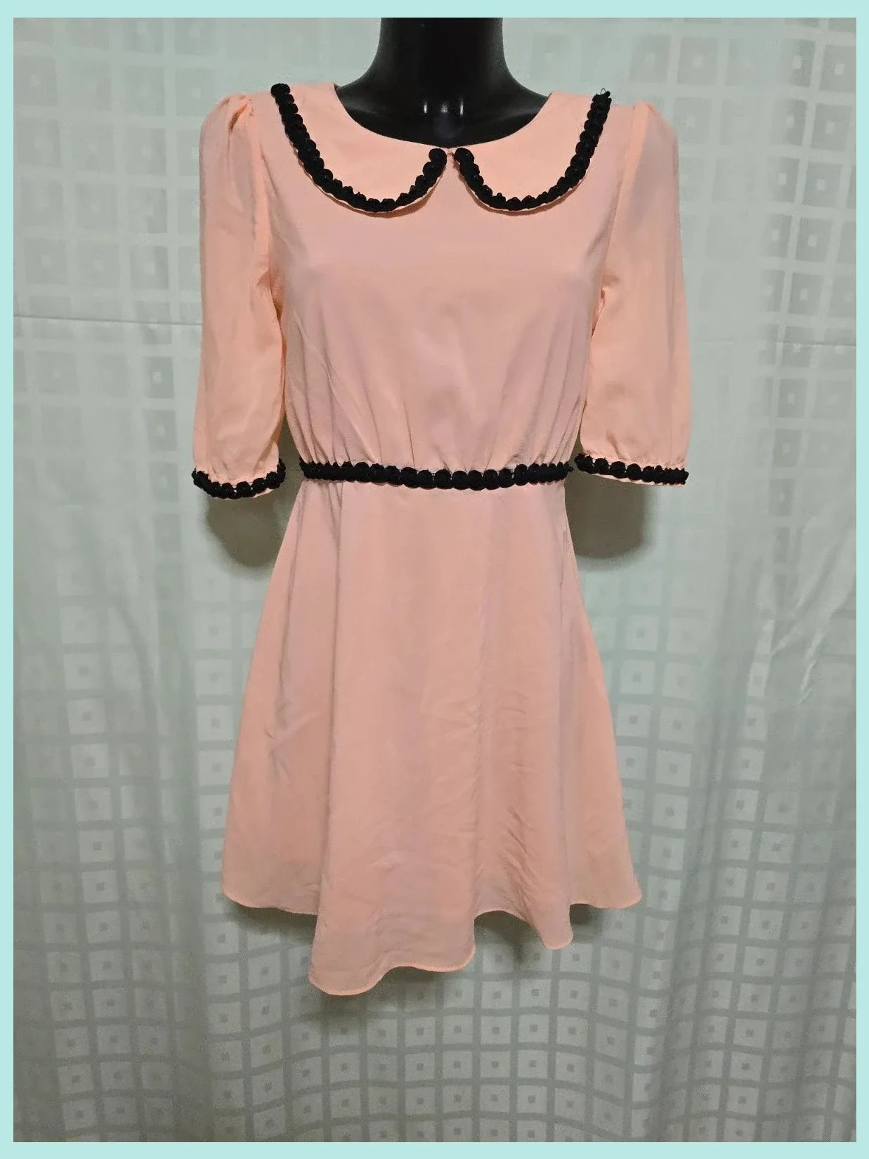 Pastel Orange Summer Dress – Max C London – taille S / 36 / 8