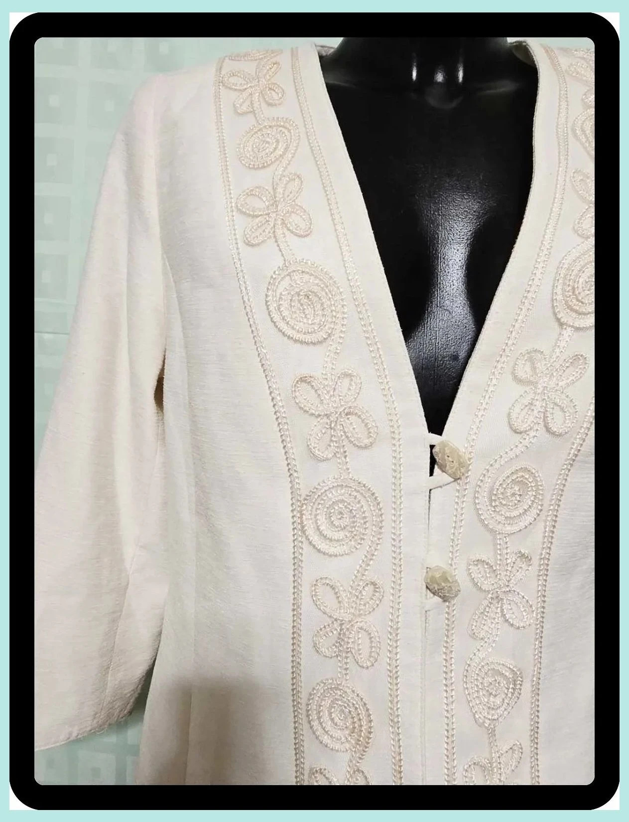 cream party blazer – Emafi – taille XXL / 44 / 16 2