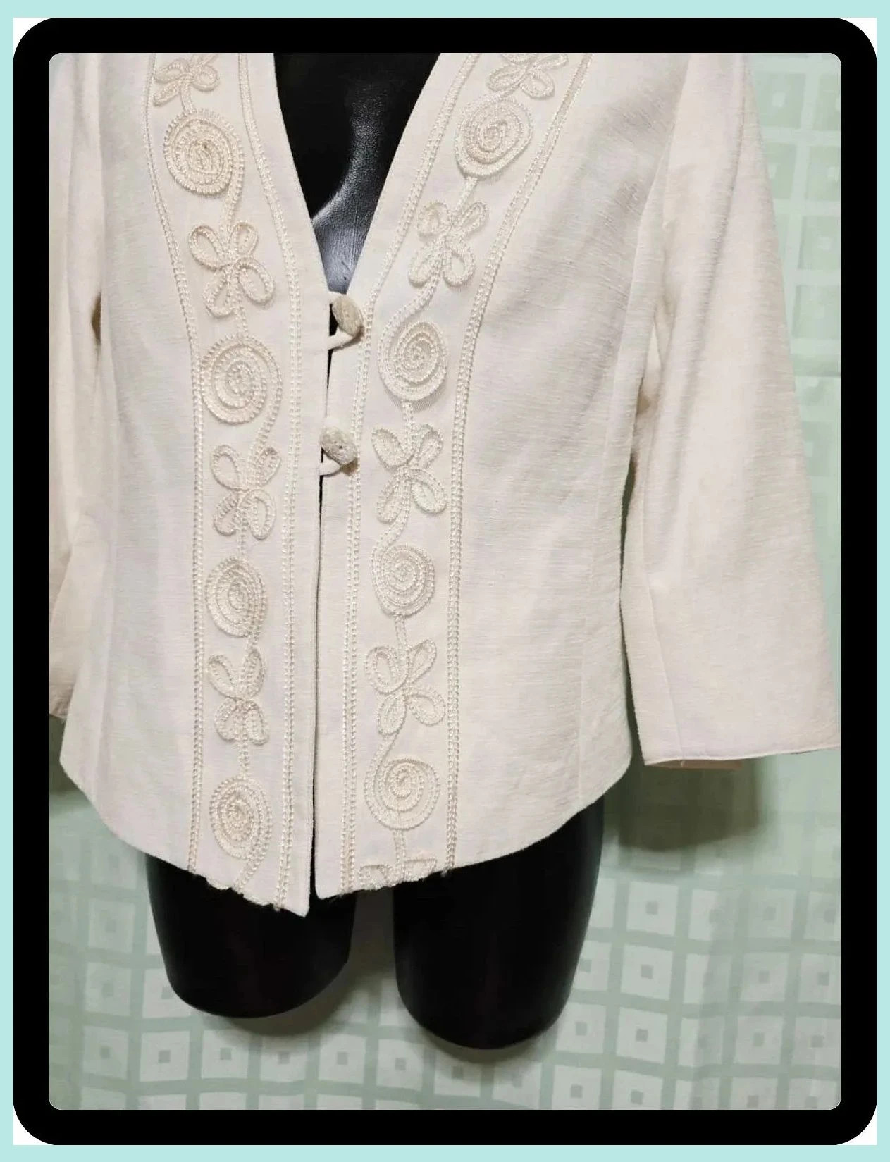 cream party blazer – Emafi – taille XXL / 44 / 16 3