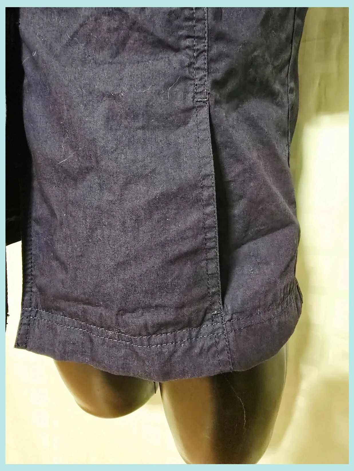 Navy Blue Cotton Blazer Top 100% Cotton – More & More – taille S / 36 / 8 5