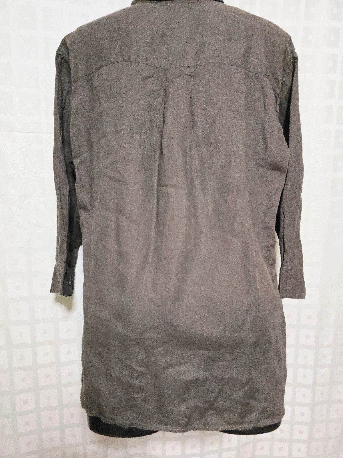 Linen V-Neck Tunic Top – Uniqlo – taille XXL / 44 / 16 5
