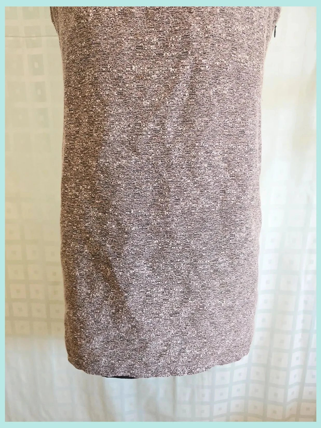Tweed Ruffle Neck Shift Dress – Marcelino – taille XXL / 44 / 16 4