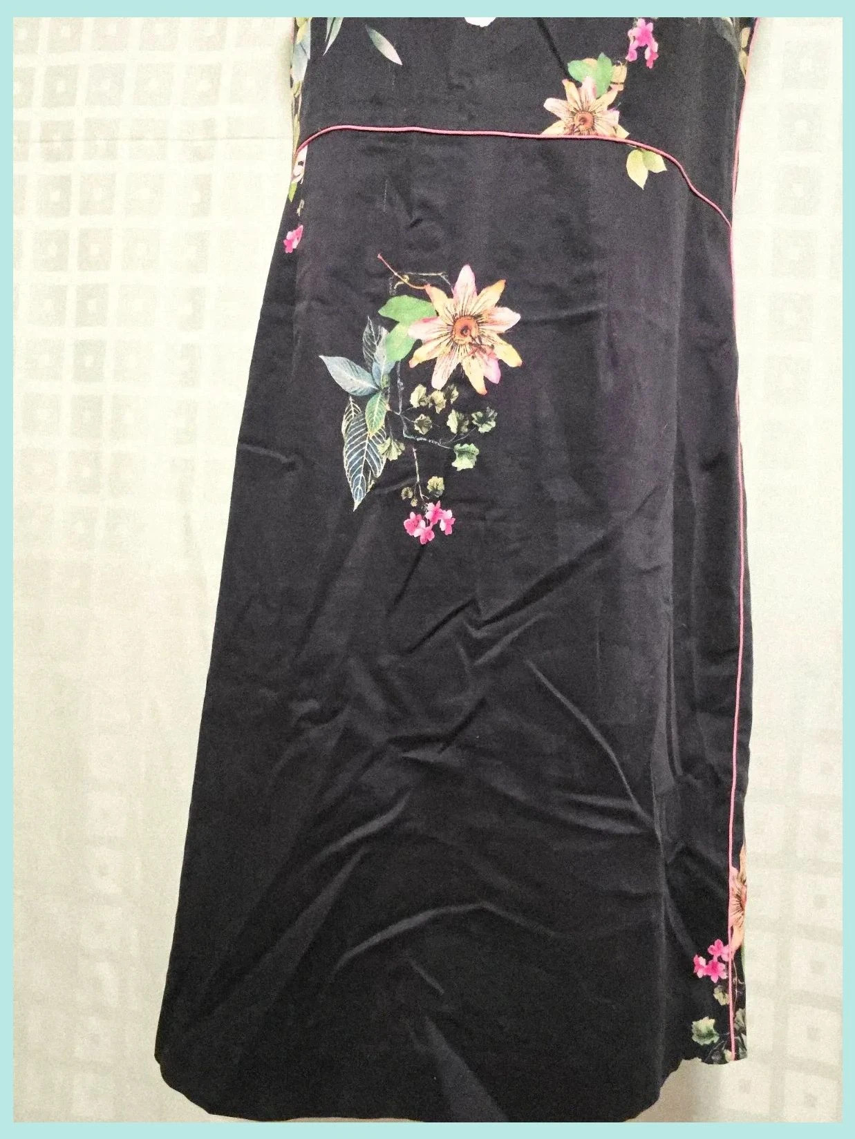 Floral Sleeveless Shift Dress – Amitié – taille XXXL / 46 / 18 5
