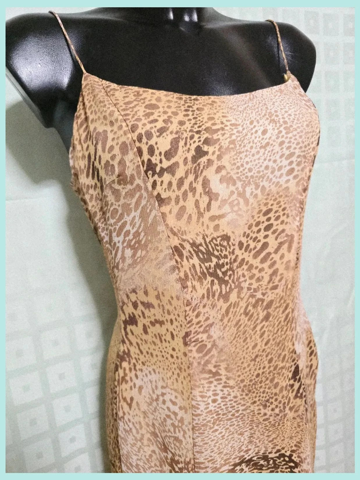Leopard Print Maxi Dress – El Corte Inglés – taille XXXL / 46 / 18 4