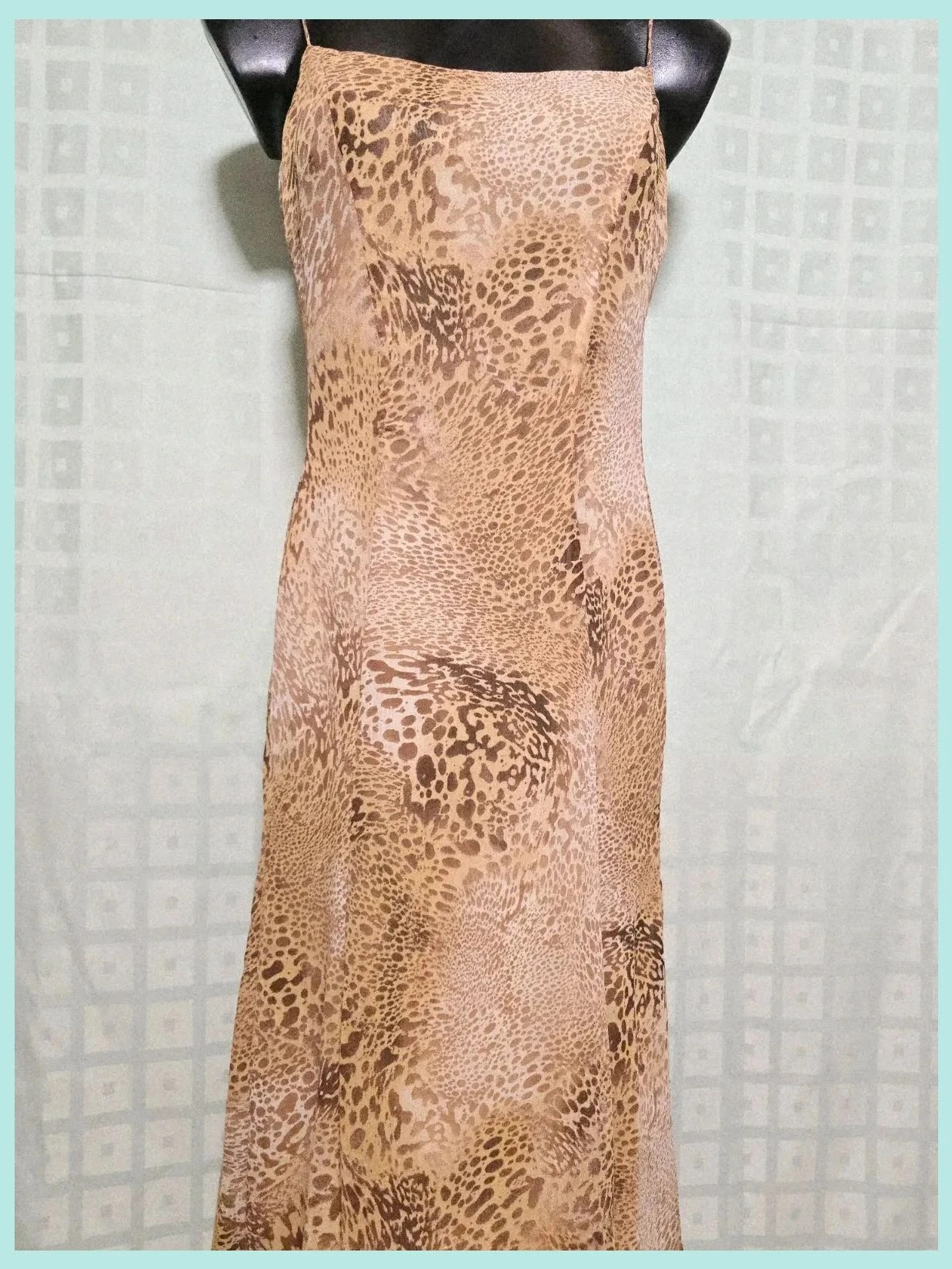 Leopard Print Maxi Dress – El Corte Inglés – taille XXXL / 46 / 18 5