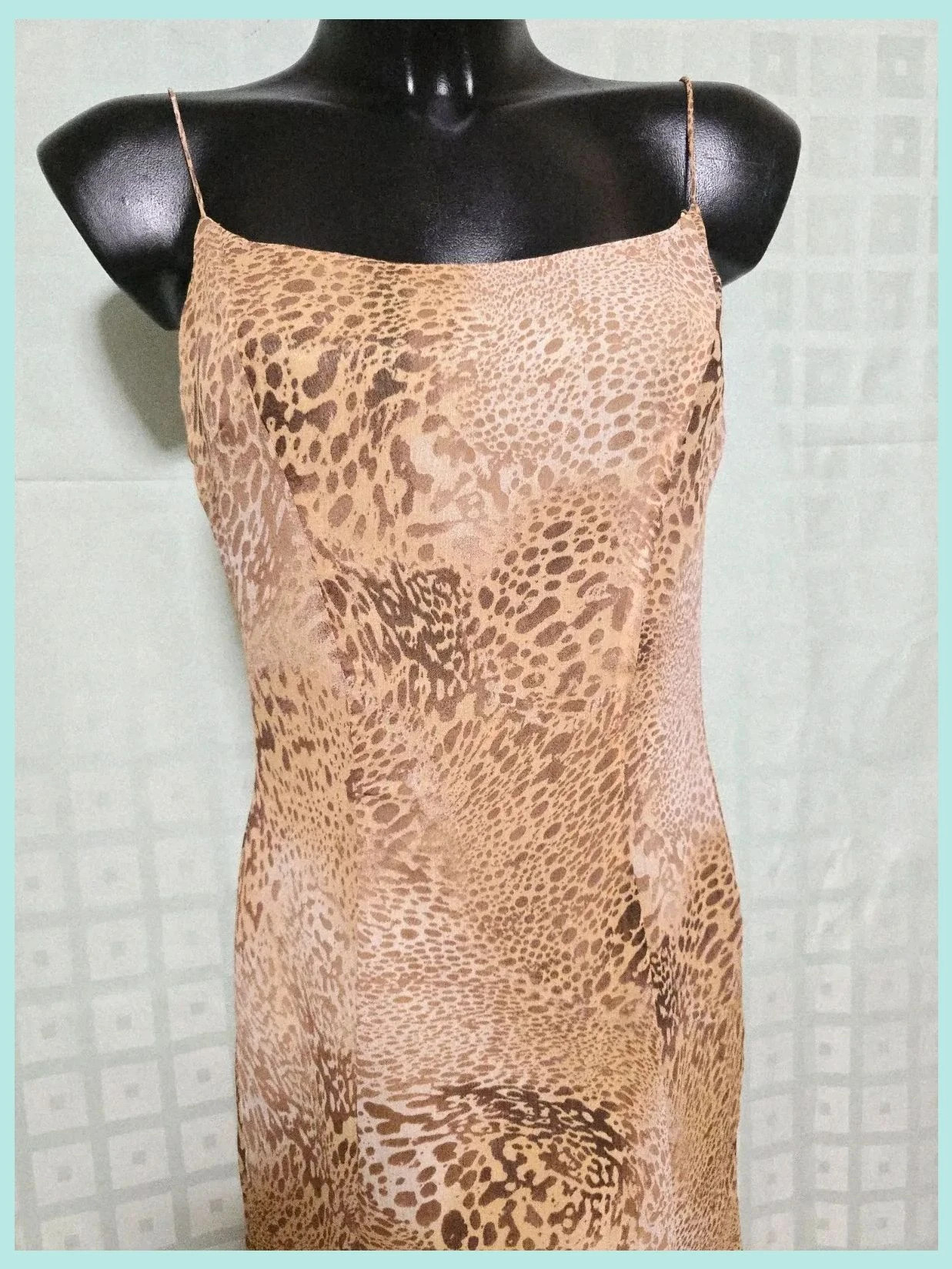 Leopard Print Maxi Dress – El Corte Inglés – taille XXXL / 46 / 18 3