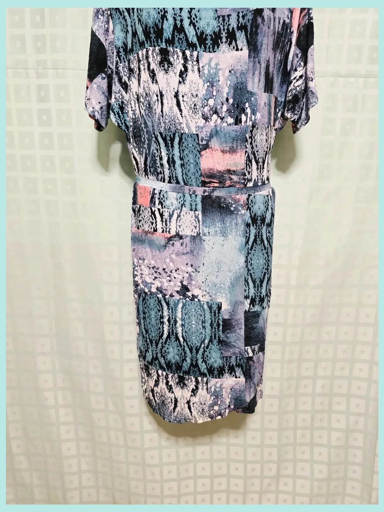 Style Paisley Print Dress – Crème de la Crème – taille L / 40 / 12 3