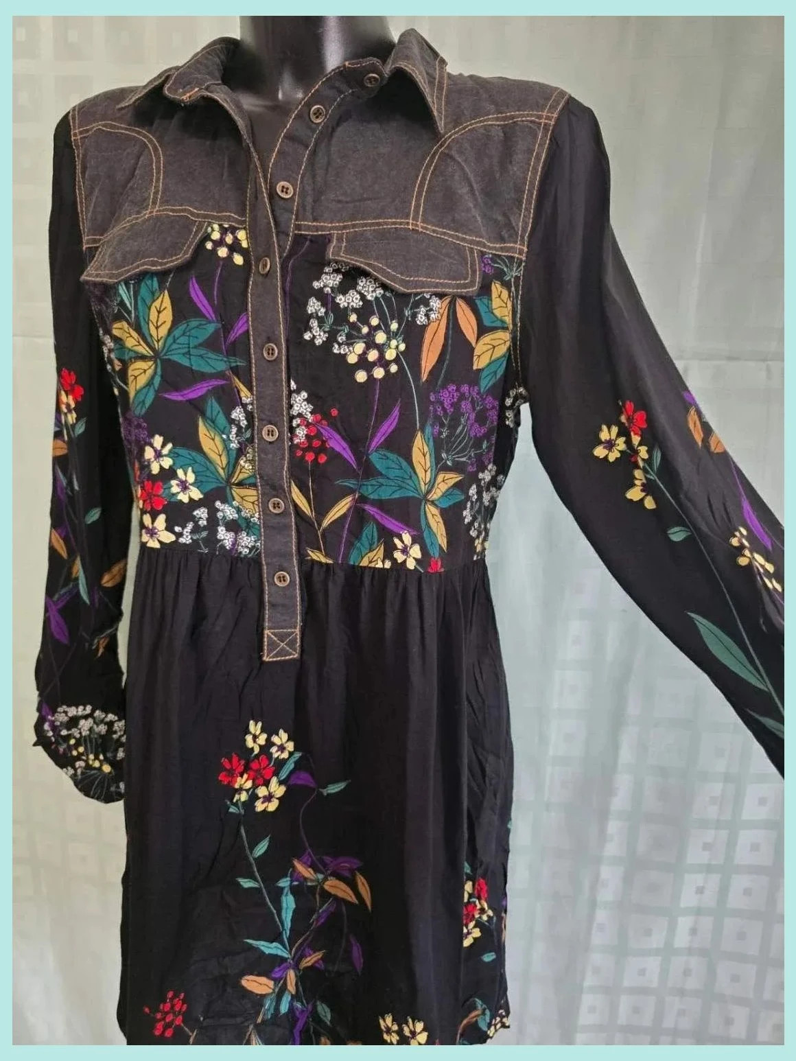casual floral dress – Peace and Love – taille L / 40 / 12 2