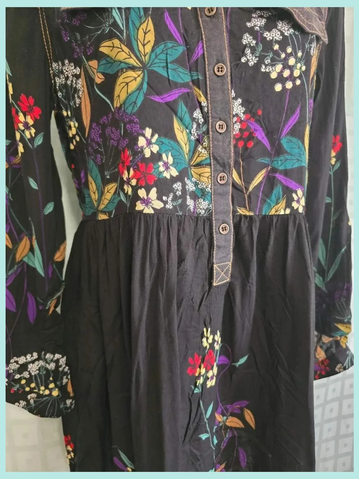 casual floral dress – Peace and Love – taille L / 40 / 12 3