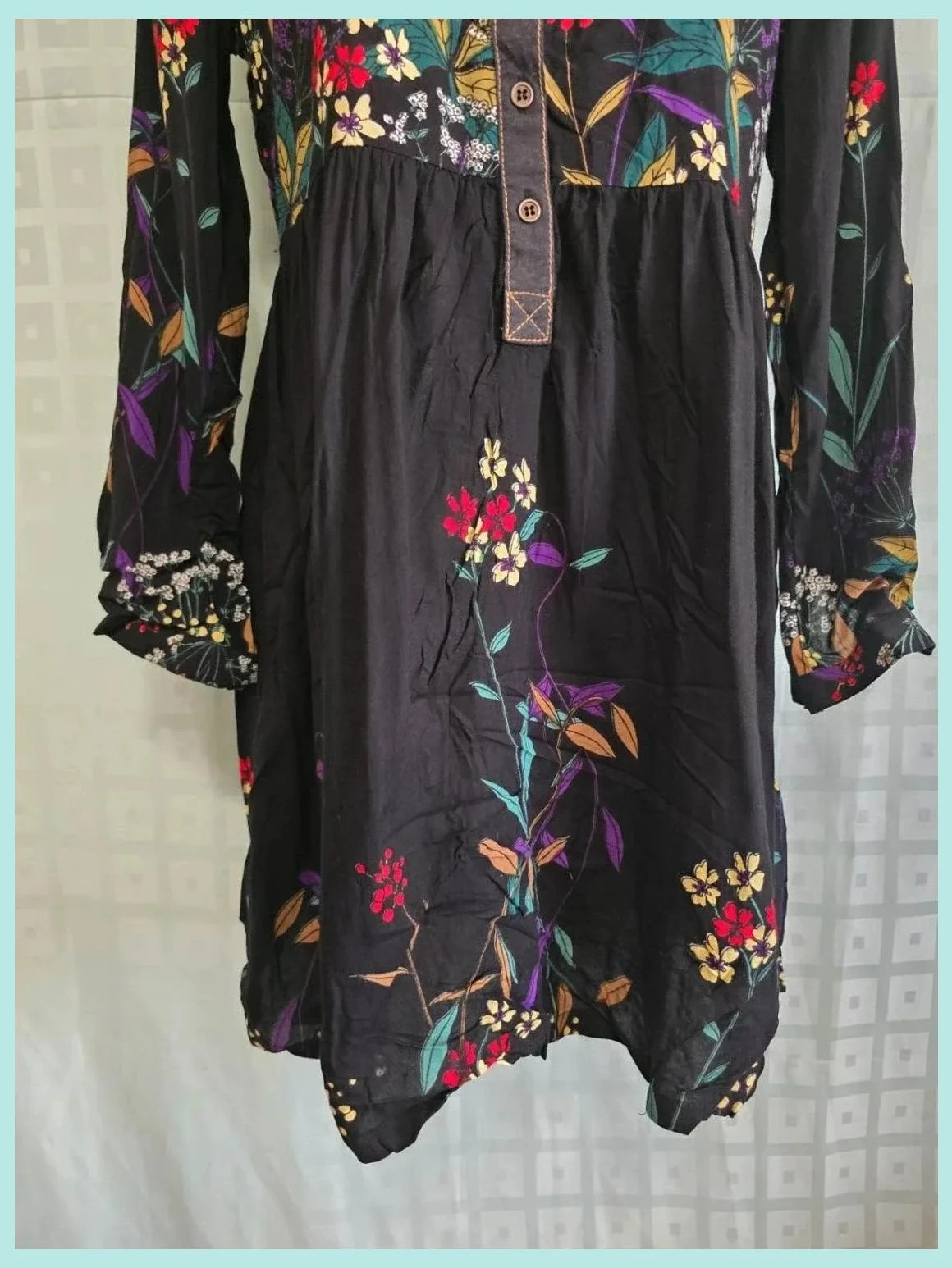 casual floral dress – Peace and Love – taille L / 40 / 12 5