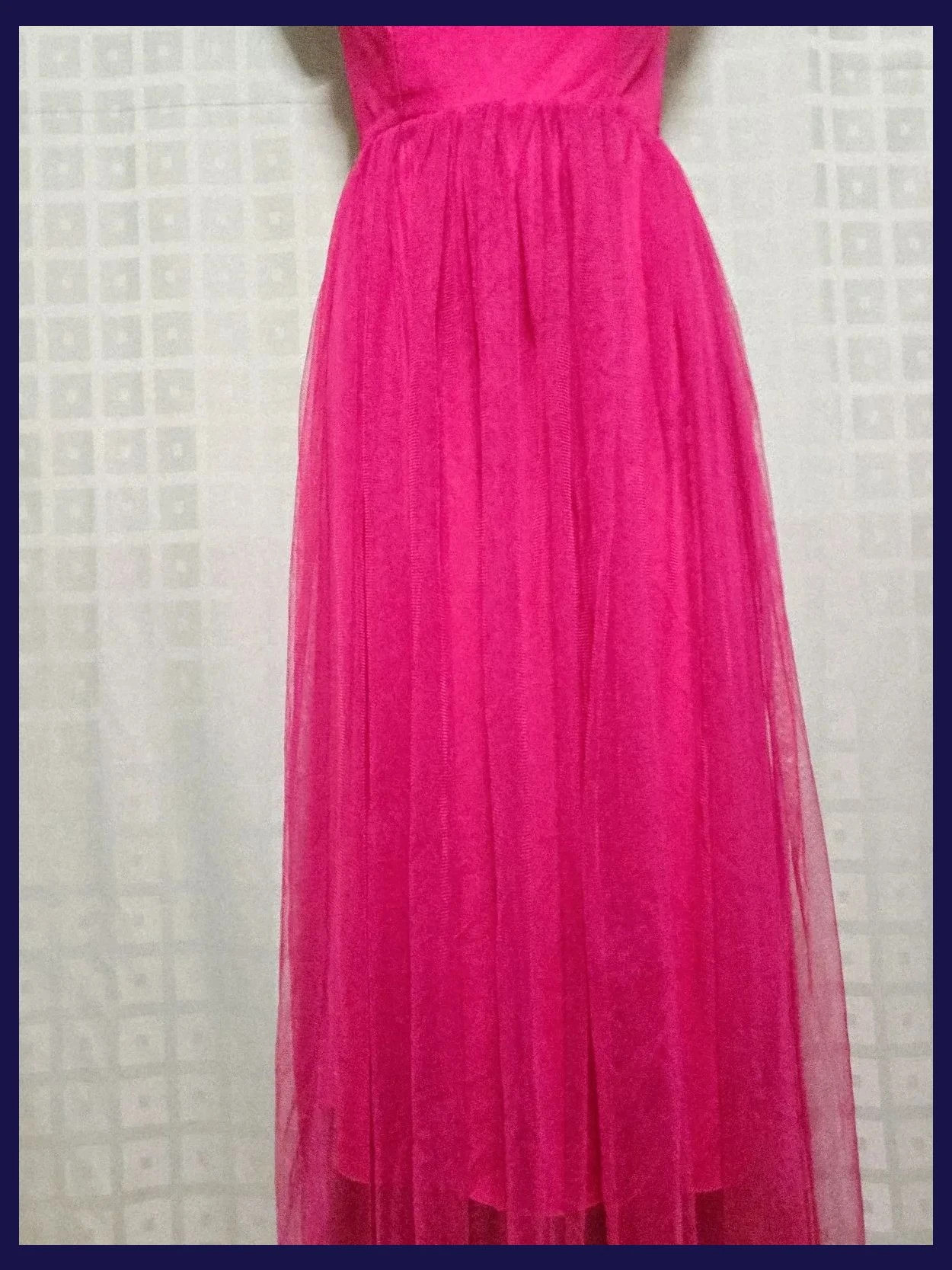 Maxi dress with tulle flowers – Boutique Belgique – taille S / 36 / 8 5