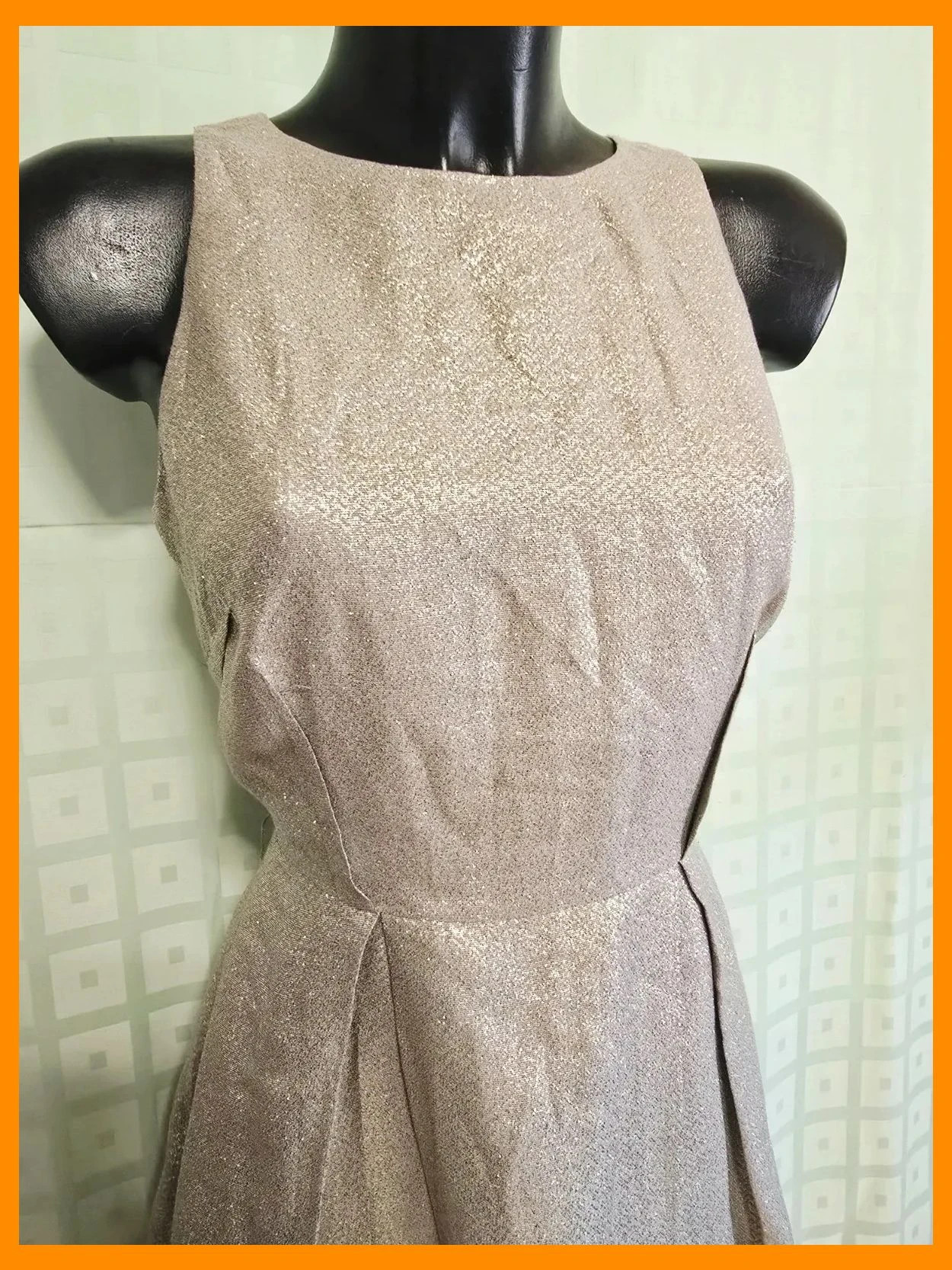 Metallic Fit Flare Dress – Coast – taille M / 38 / 10 2