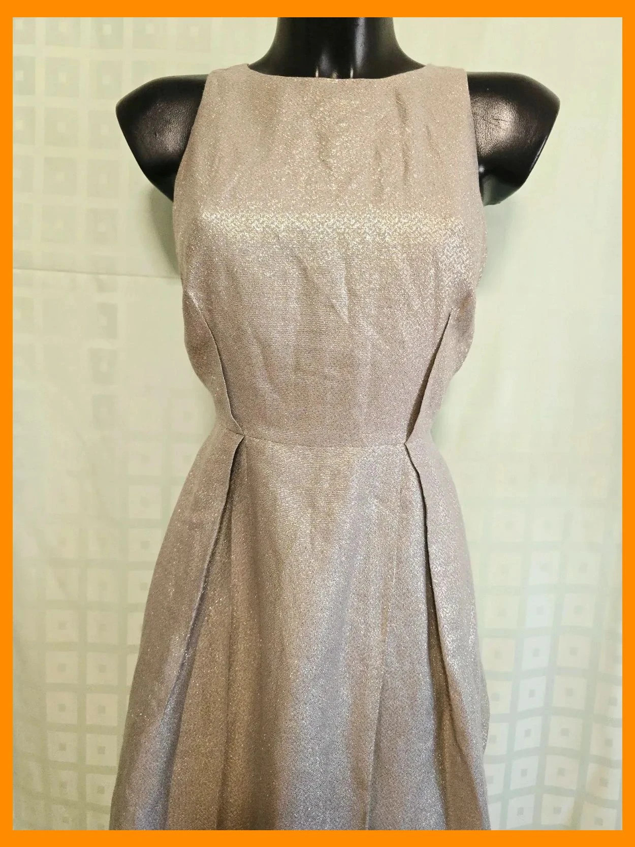 Metallic Fit Flare Dress – Coast – taille M / 38 / 10 3