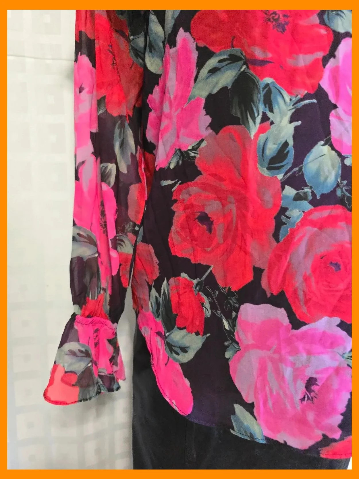 Floral Ruffle & Lace Blouse – River Island – taille M / 38 / 10 3