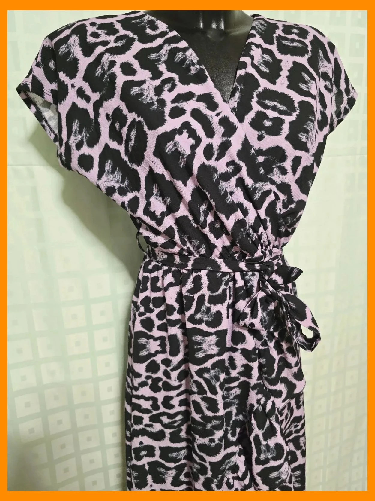 Ruffle Hem Midi Dress – Pescara – taille S / 36 / 8 4