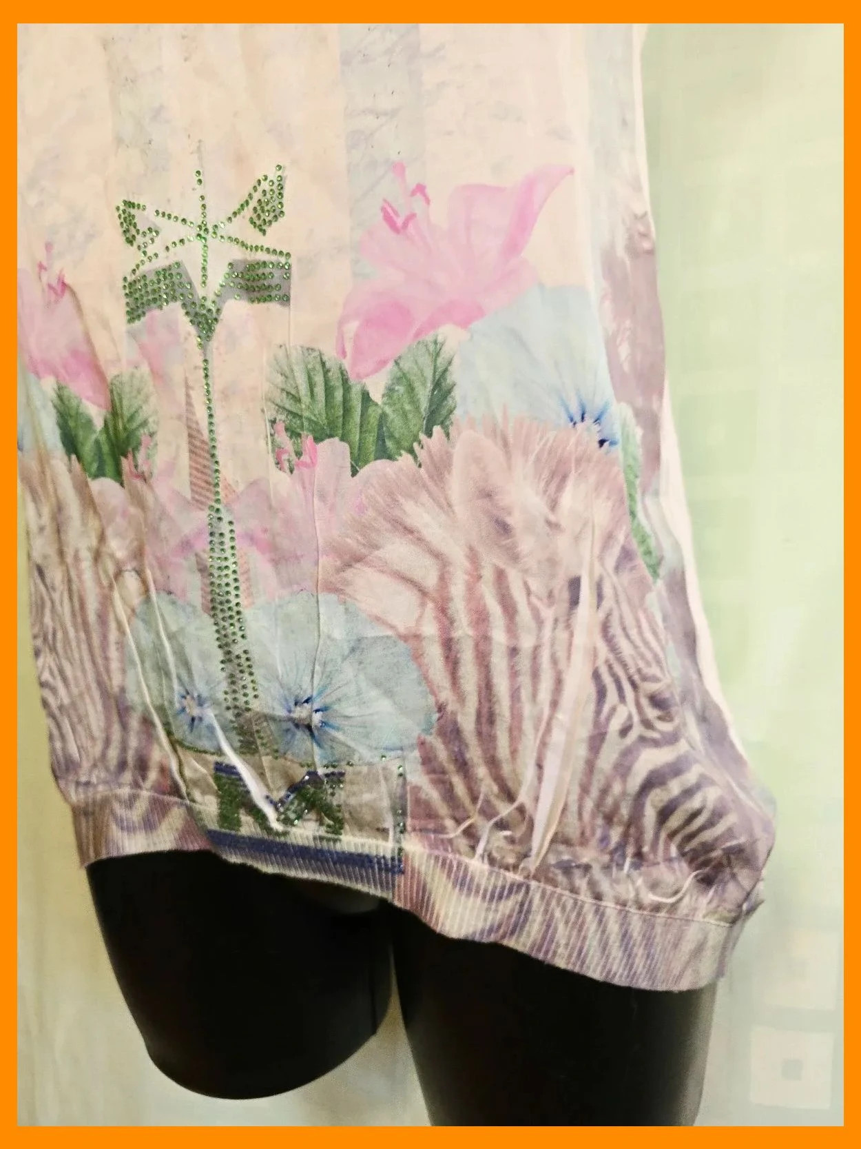 Floral Dragonfly Embellished Sleeveless Tank – To be too – taille S / 36 / 8 4