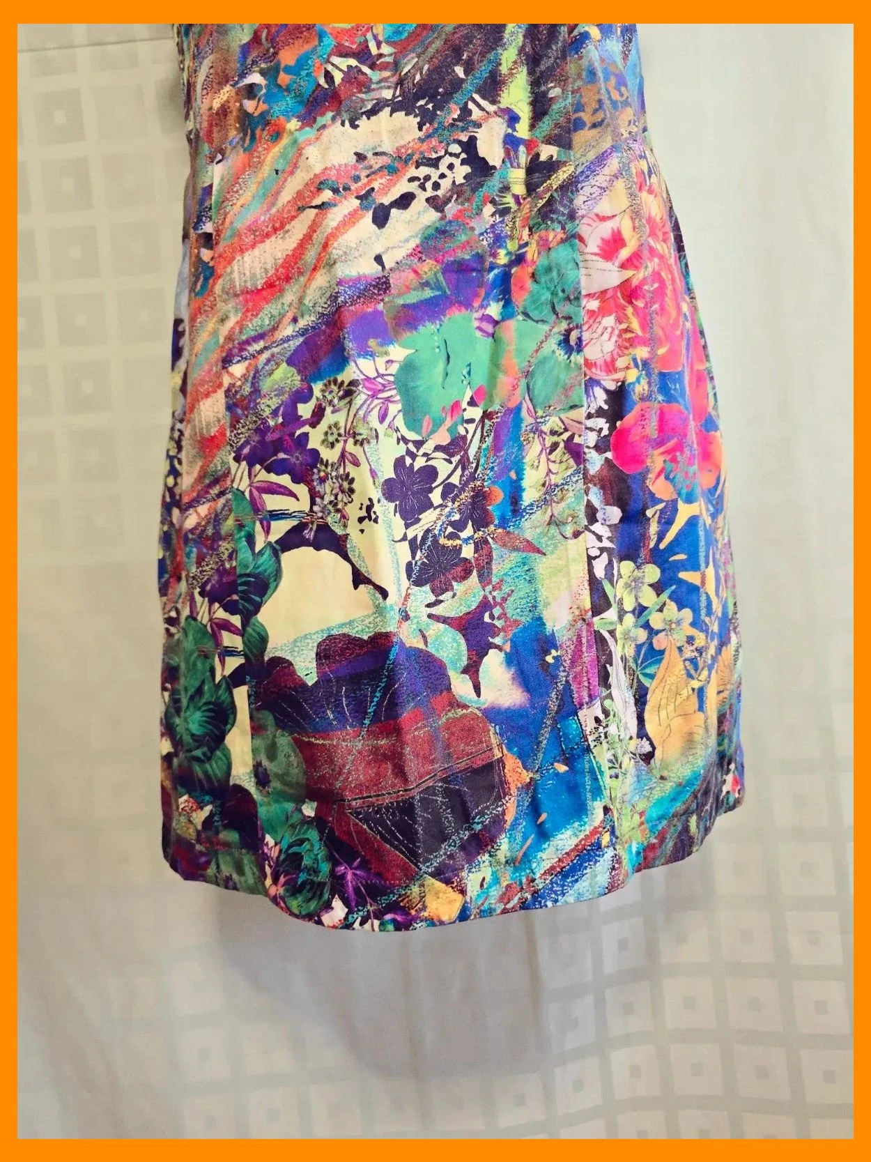 Multicolor Tropical Print Sleeveless Dress – Paul Brial – taille L / 40 / 12 2