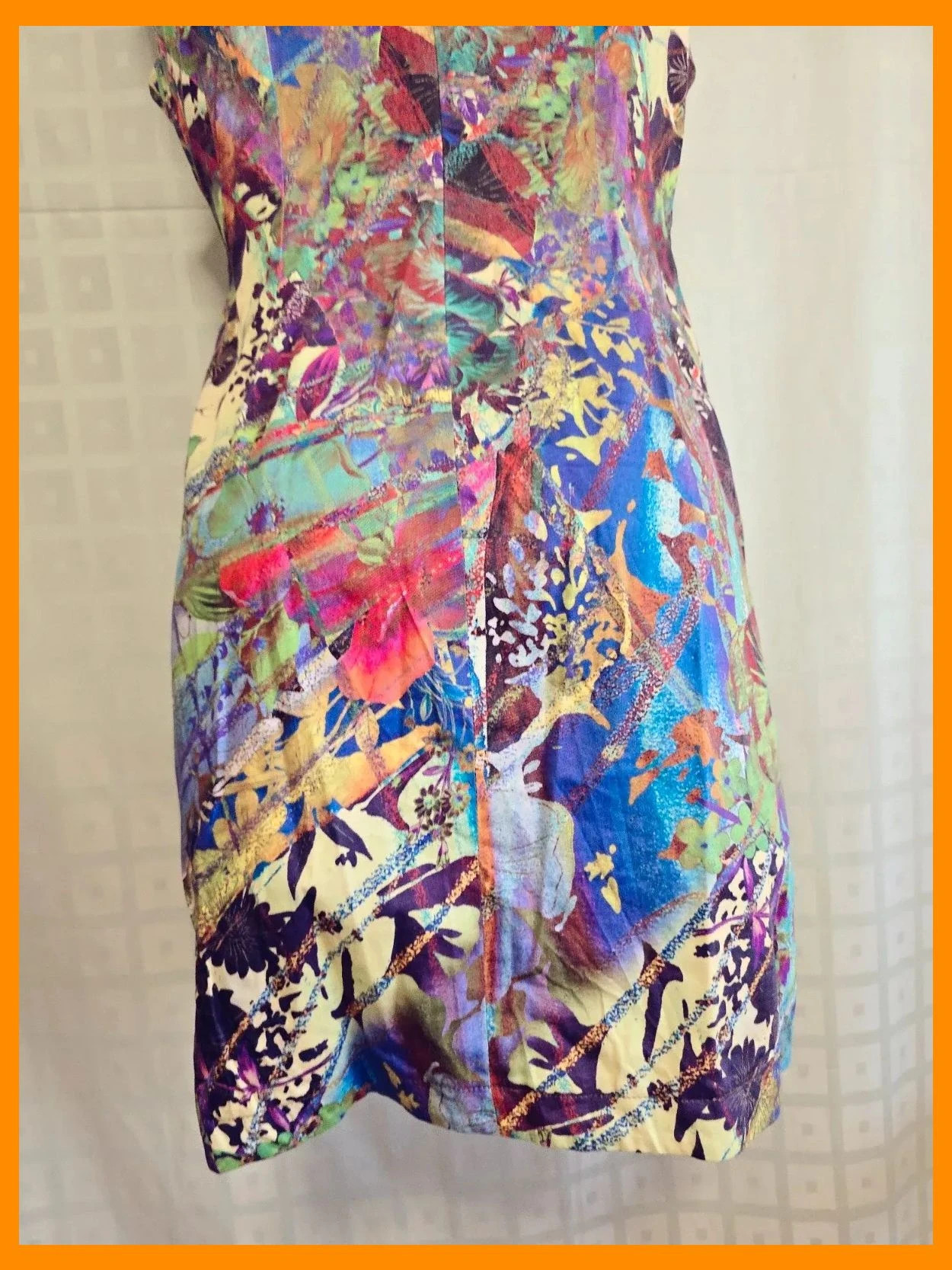 Multicolor Tropical Print Sleeveless Dress – Paul Brial – taille L / 40 / 12 5
