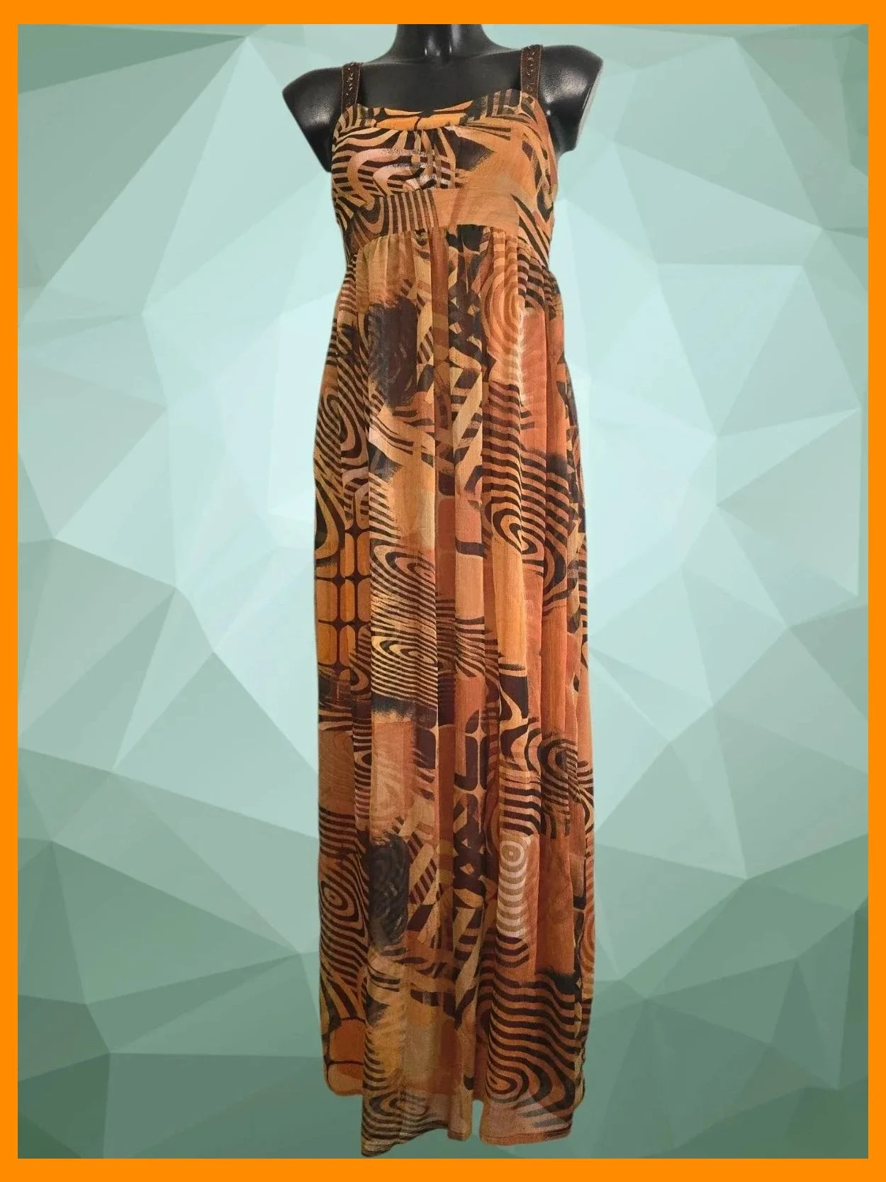 Tribal Print Maxi Dress – El Corte Inglés – taille XS / 34 / 6