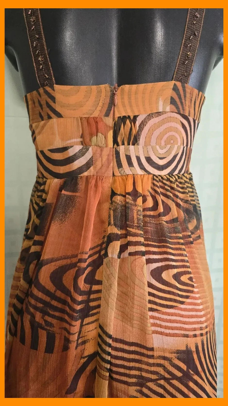Tribal Print Maxi Dress – El Corte Inglés – taille XS / 34 / 6 5