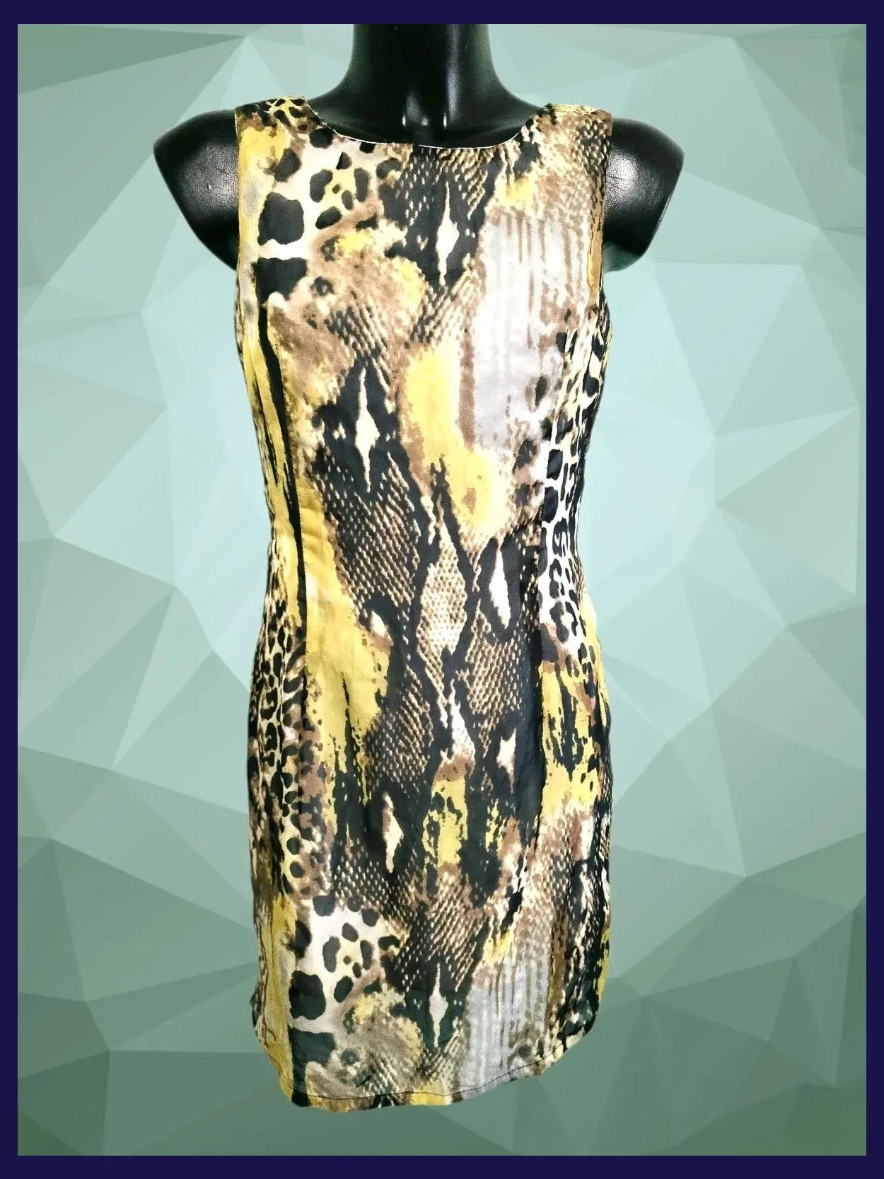 Snake Leopard Print Dress