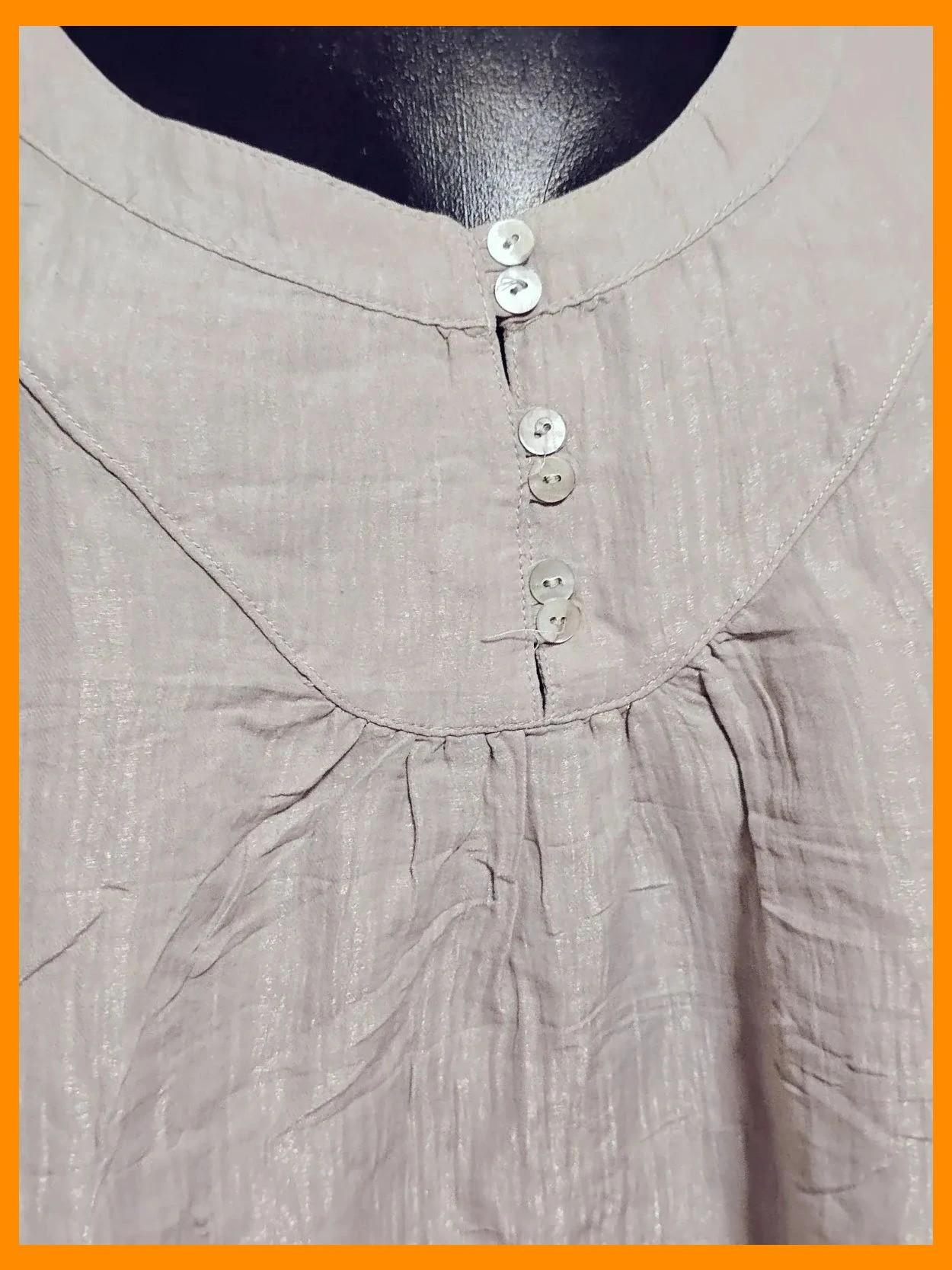Oversized Viscose Sleeve Blouse – Toscane – taille XL / 42 / 14 4