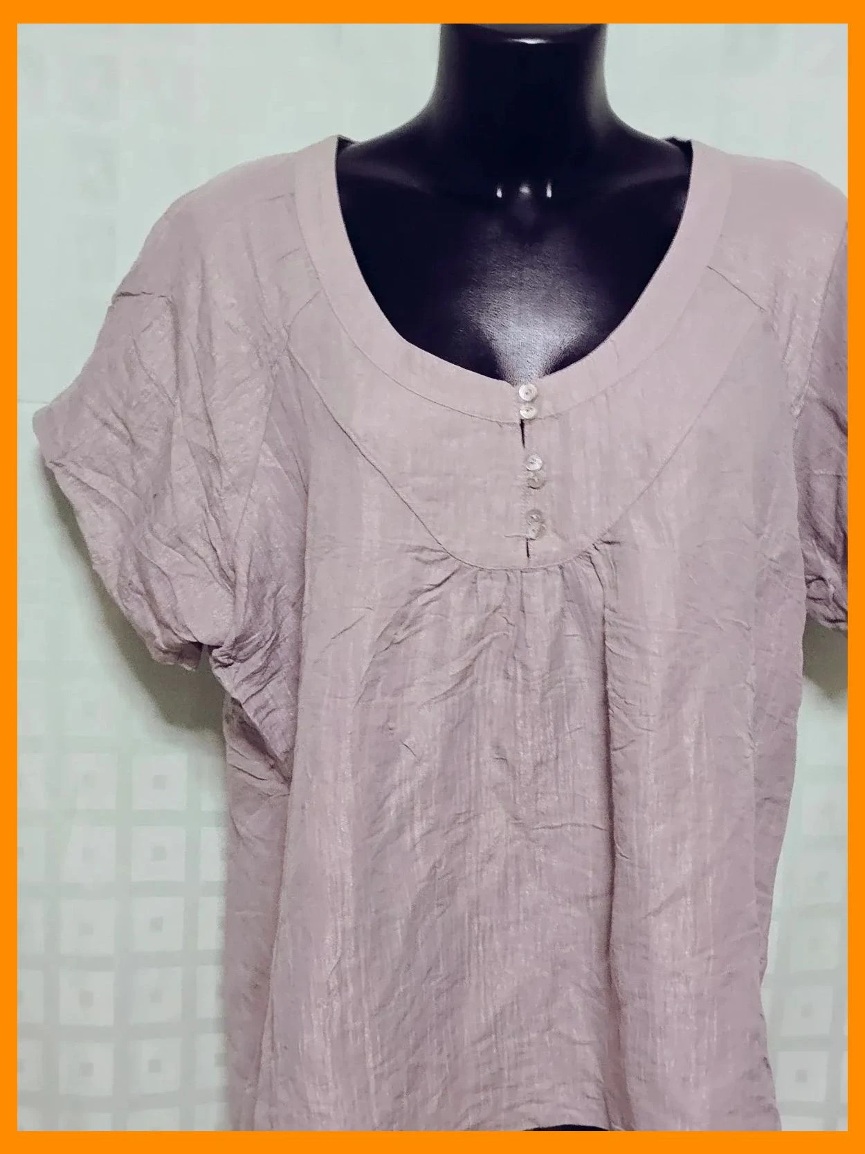 Oversized Viscose Sleeve Blouse – Toscane – taille XL / 42 / 14 2