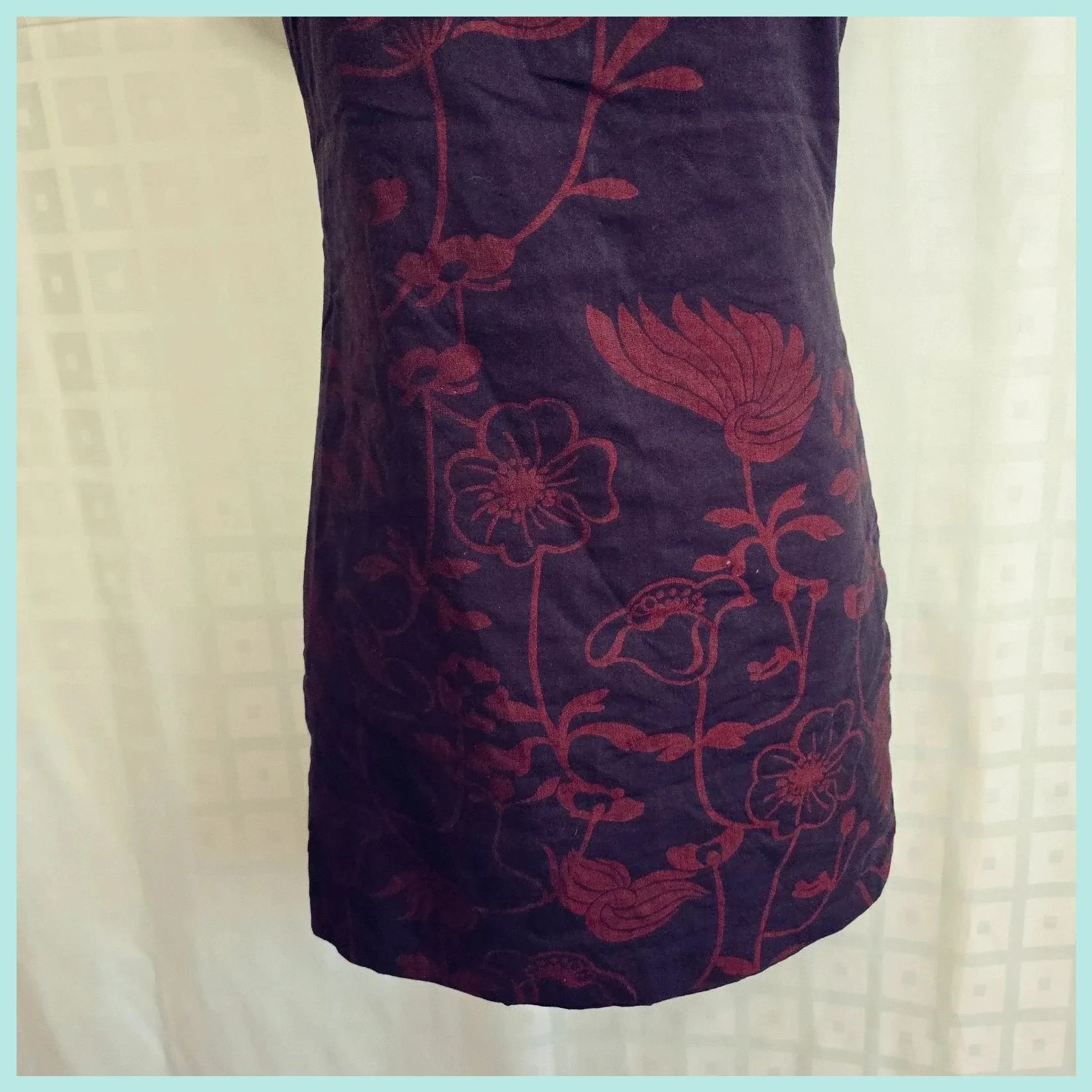 Desigual Black Floral Mini Dress – Desigual – taille M / 38 / 10 3