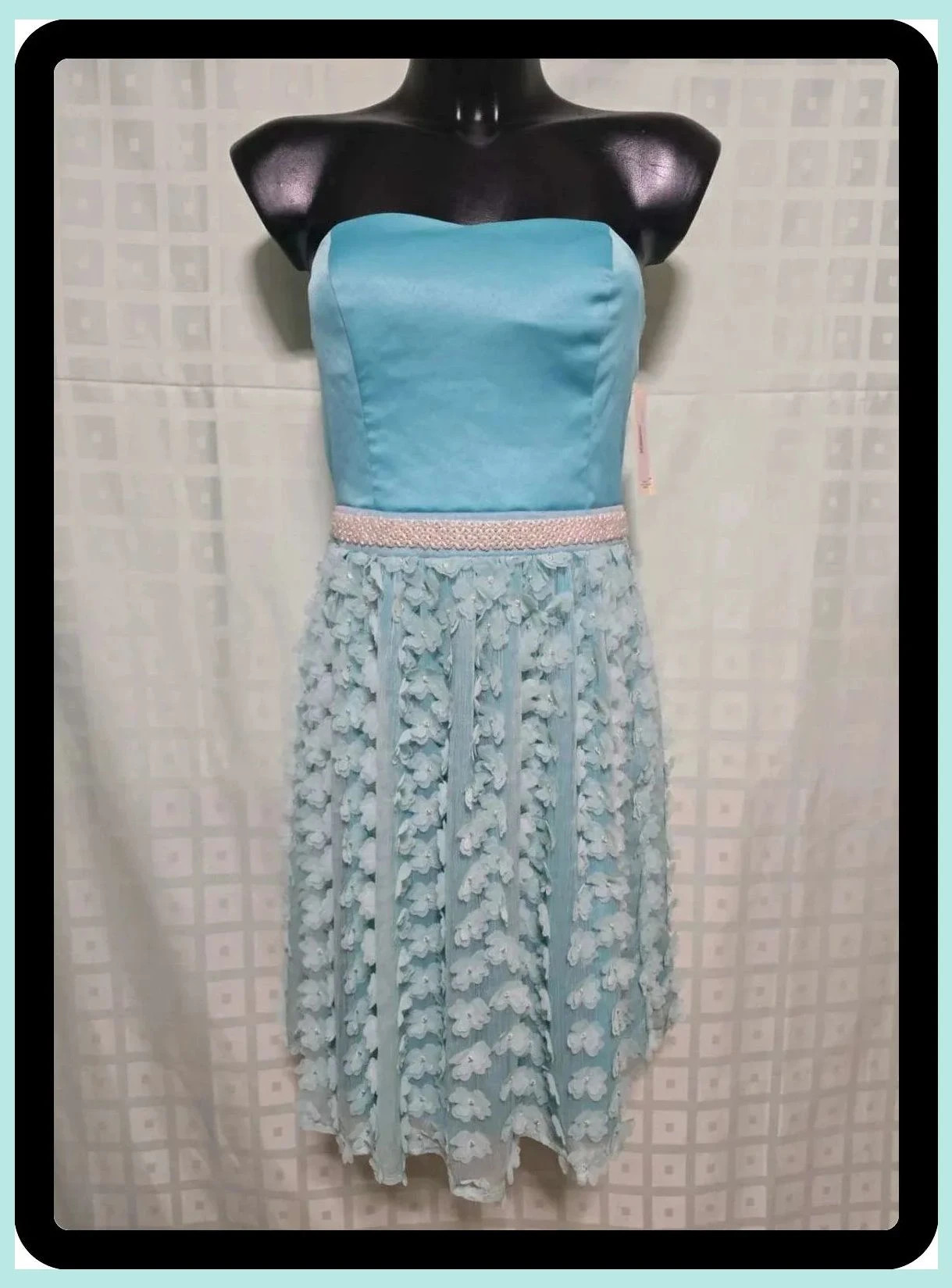 Light Blue Dress and Blazer – Boutique Italiana – taille M / 38 / 10 2