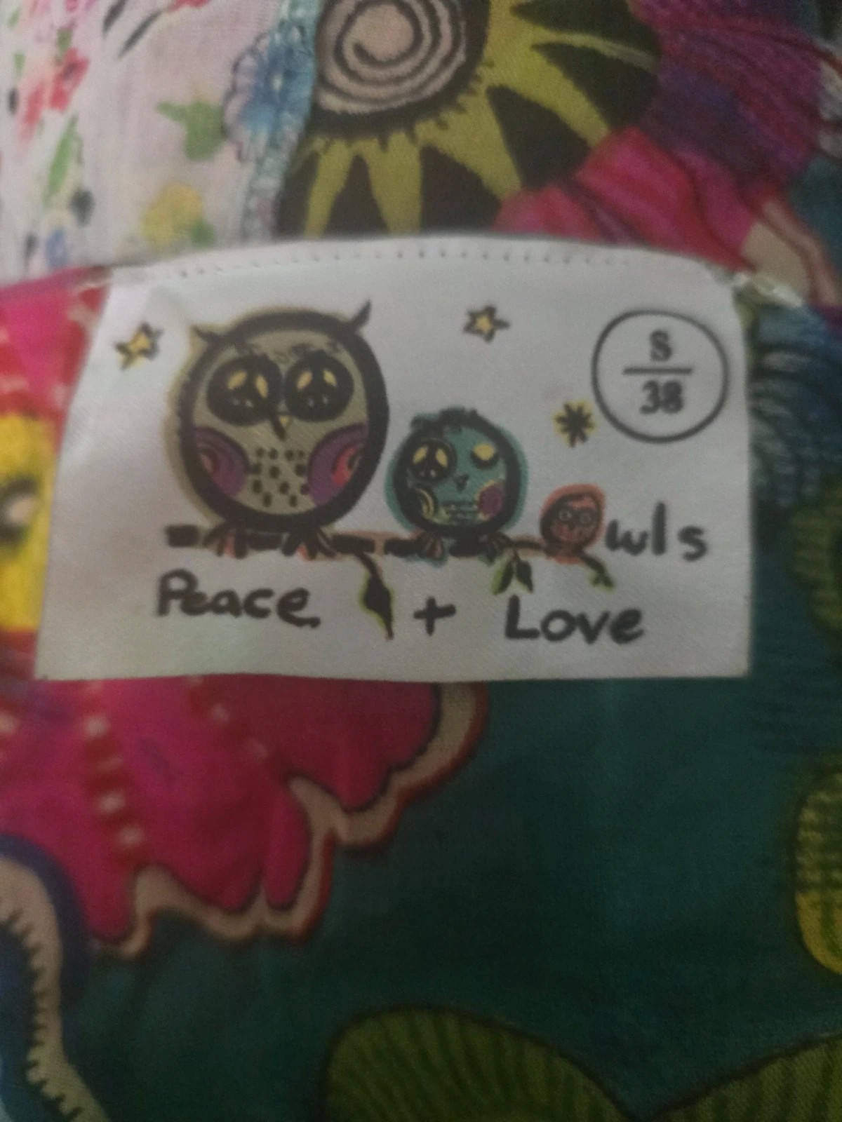 Boho Patchwork Floral Tassel Blouse – Peace n' Love – taille M / 38 / 10 4